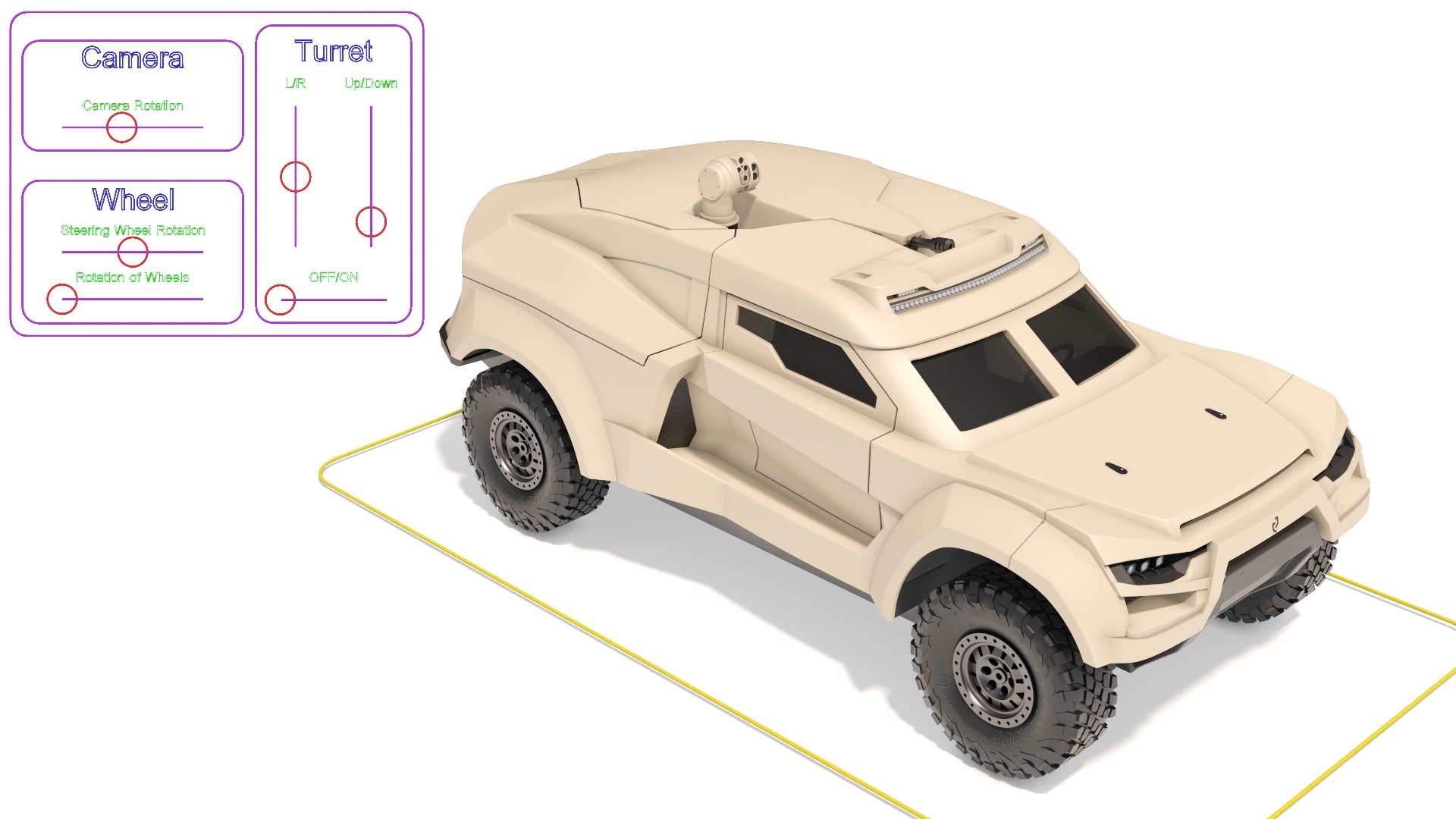 3D Cockerill I-X Ground Interceptor Car Rigged model