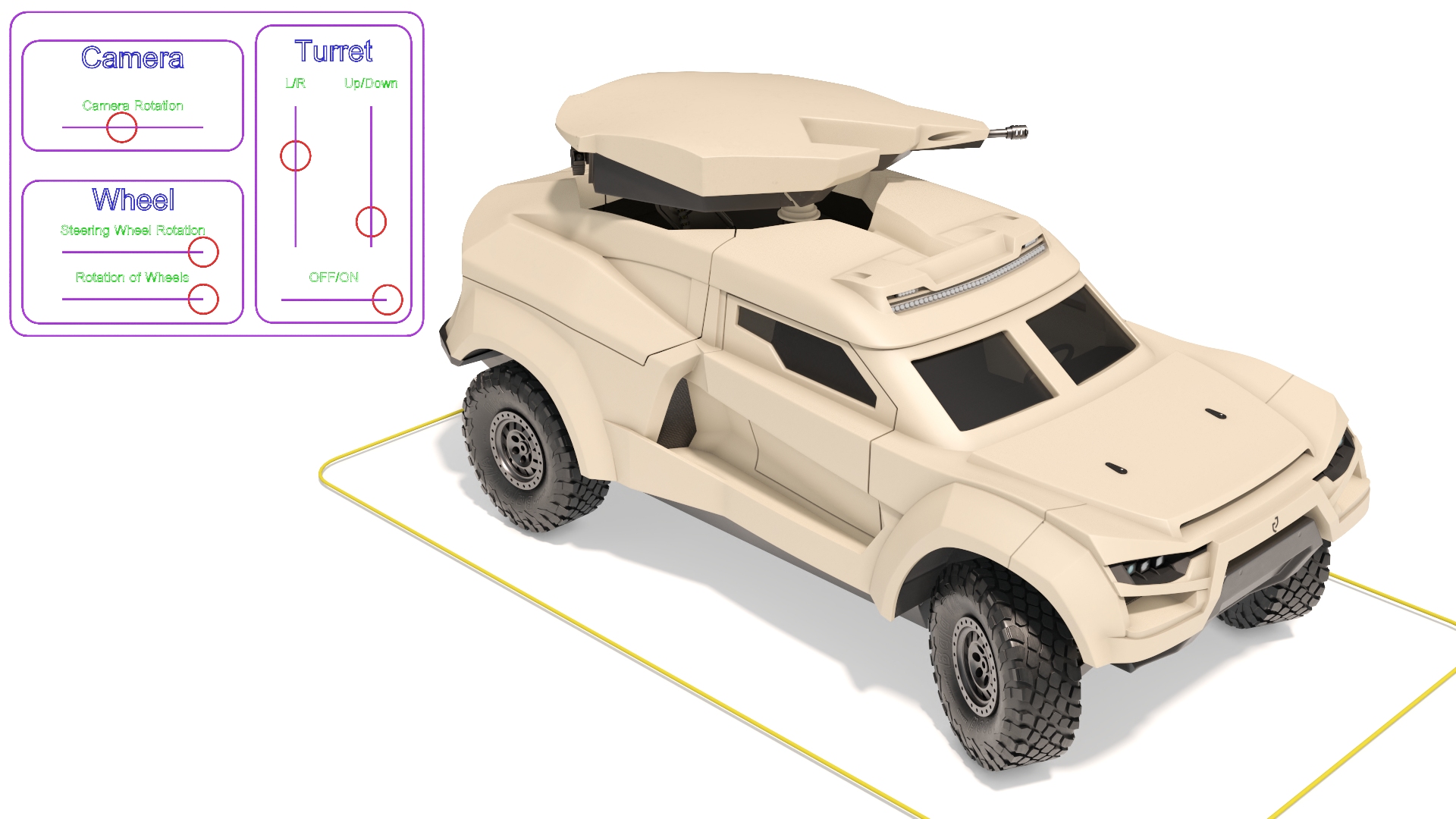 3D Cockerill I-X Ground Interceptor Car Rigged model