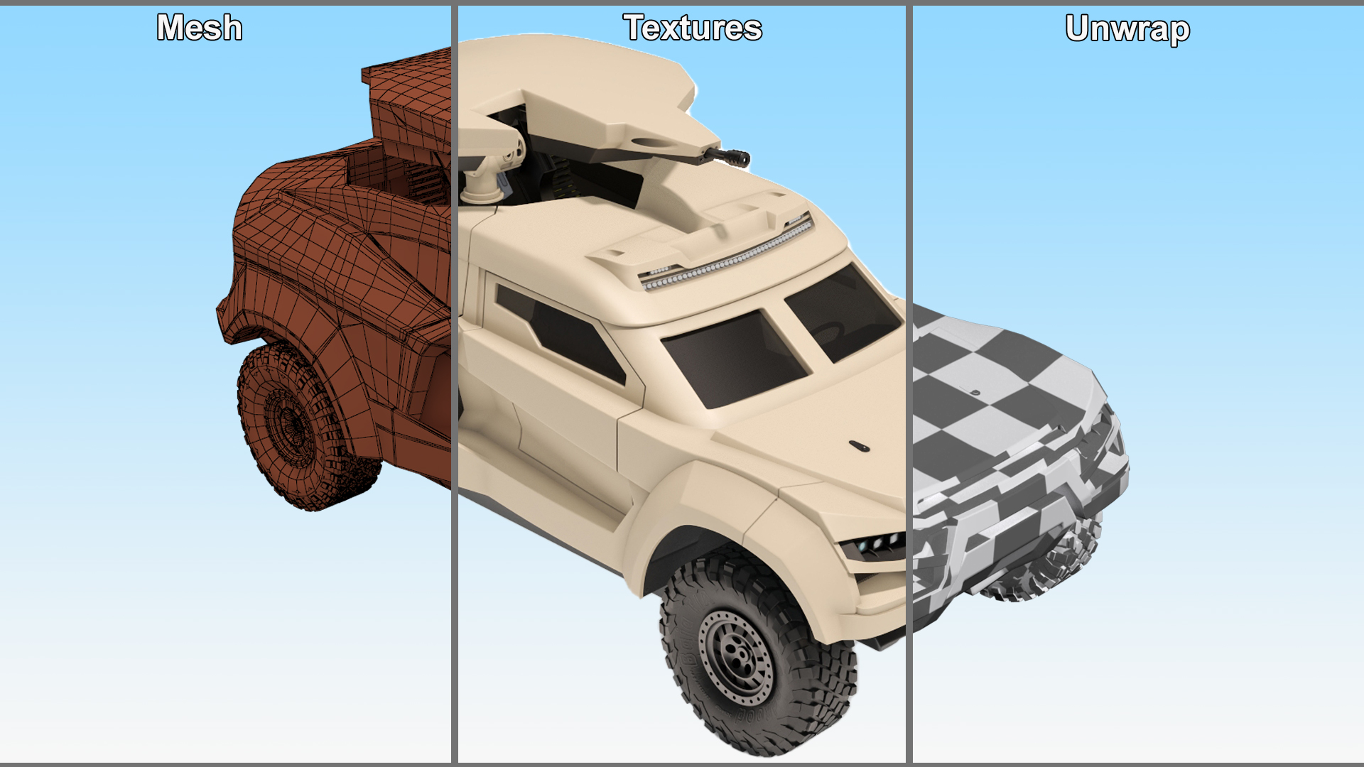 3D Cockerill I-X Ground Interceptor Car Rigged model