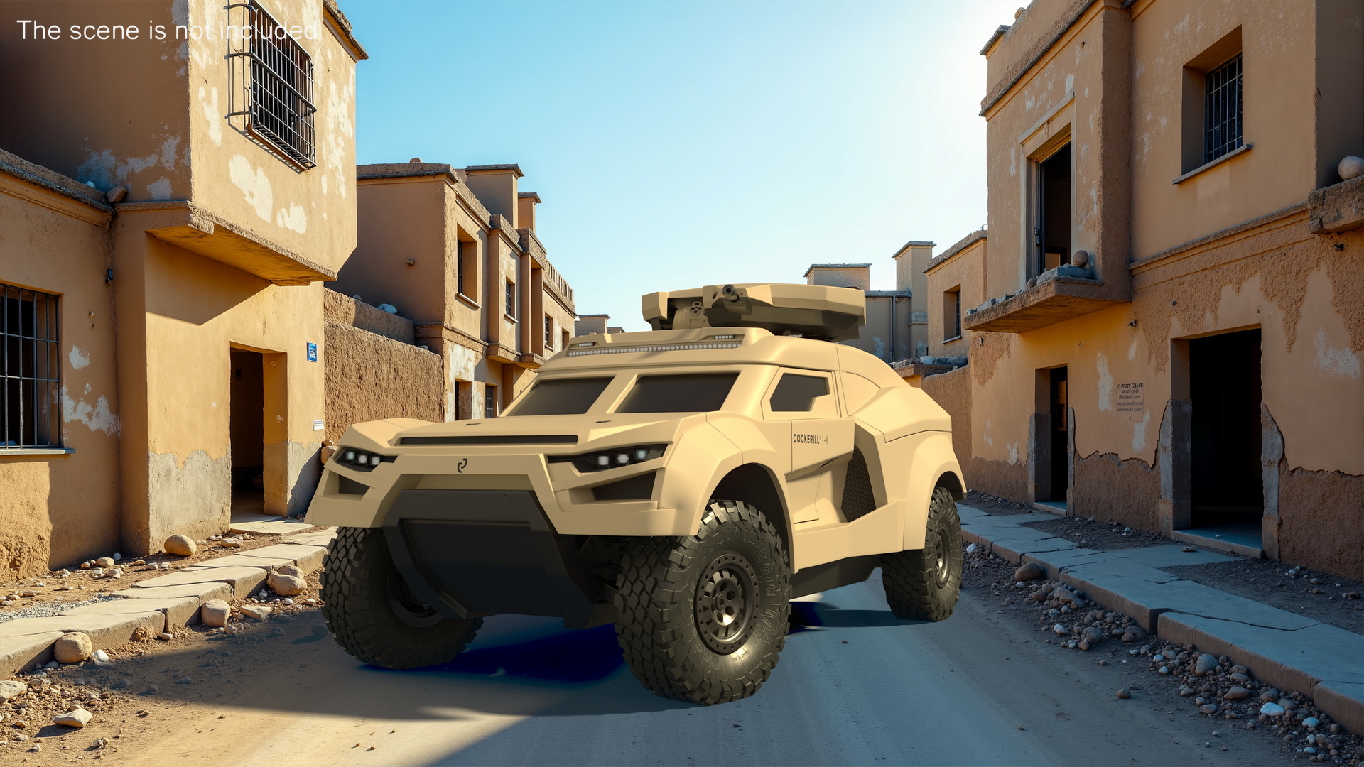 3D Cockerill I-X Ground Interceptor Car Rigged model