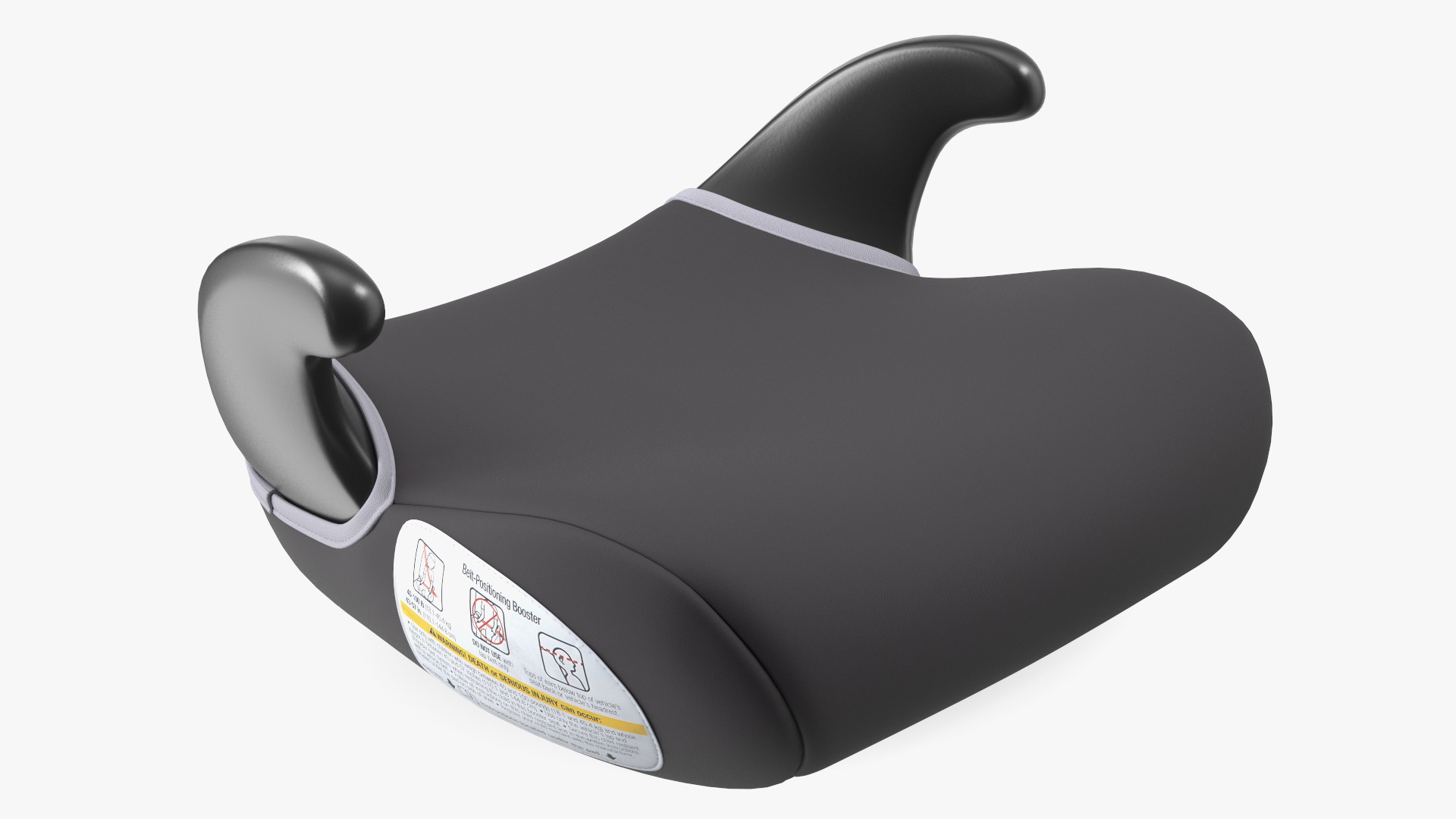 Booster Car Seat Black 3D