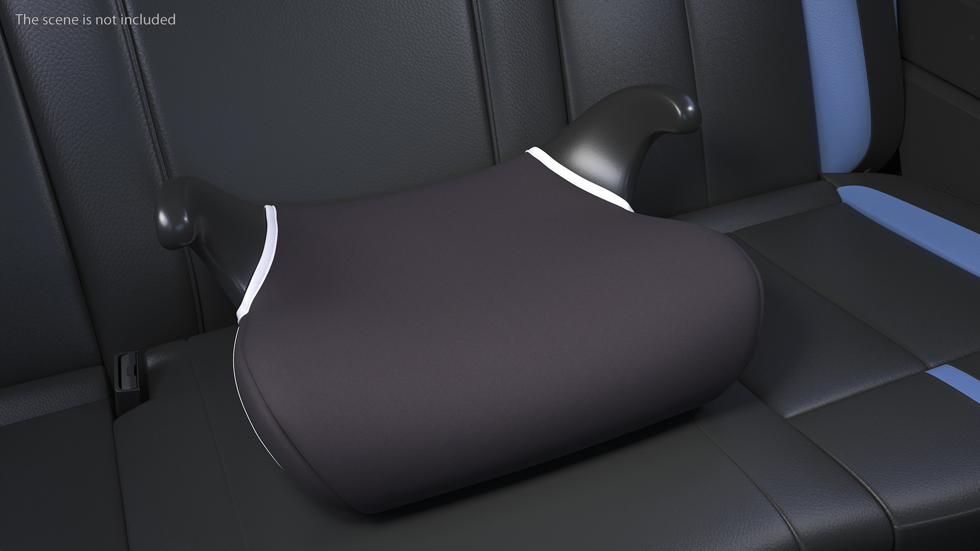 Booster Car Seat Black 3D