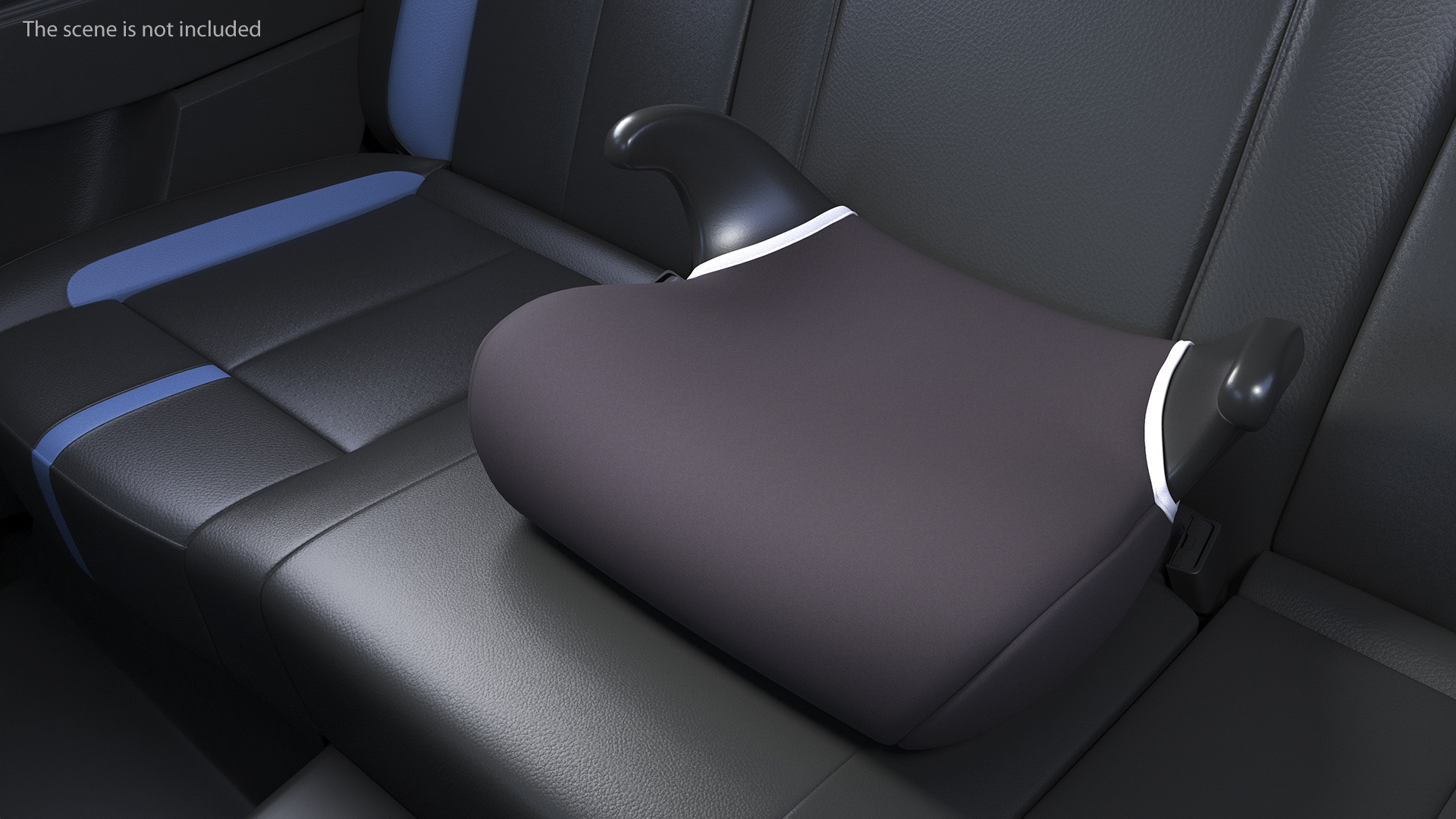 Booster Car Seat Black 3D