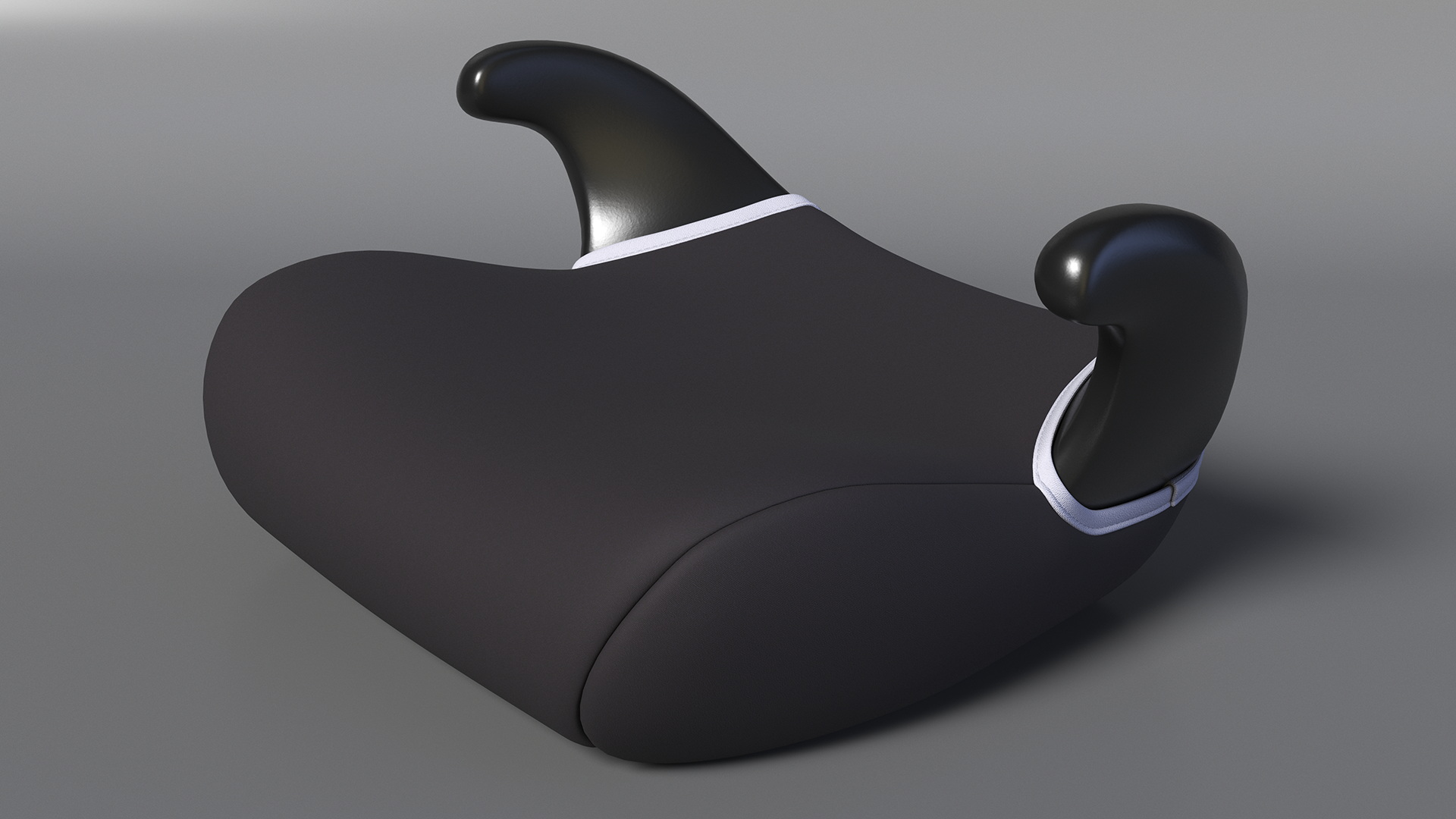 Booster Car Seat Black 3D