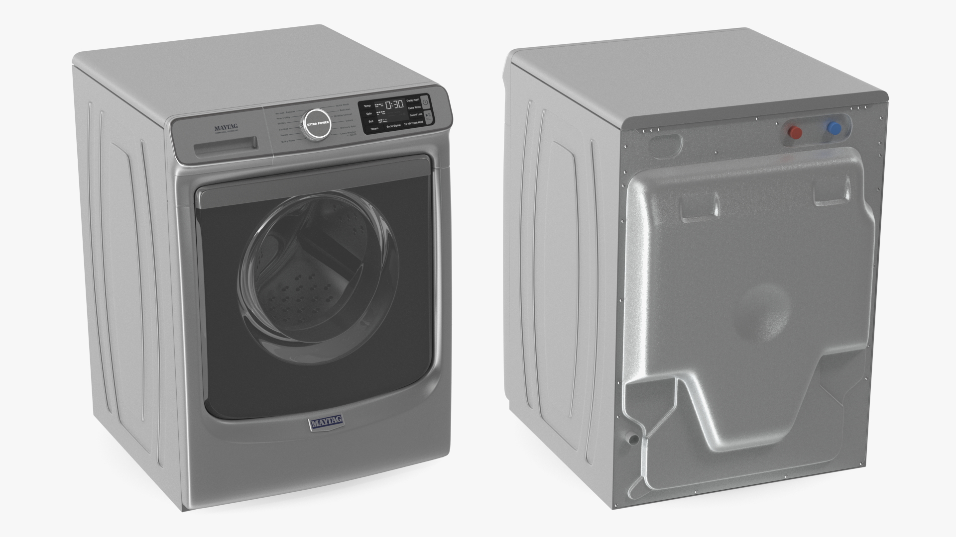 Front Load Washing Machine Maytag Metal 3D model