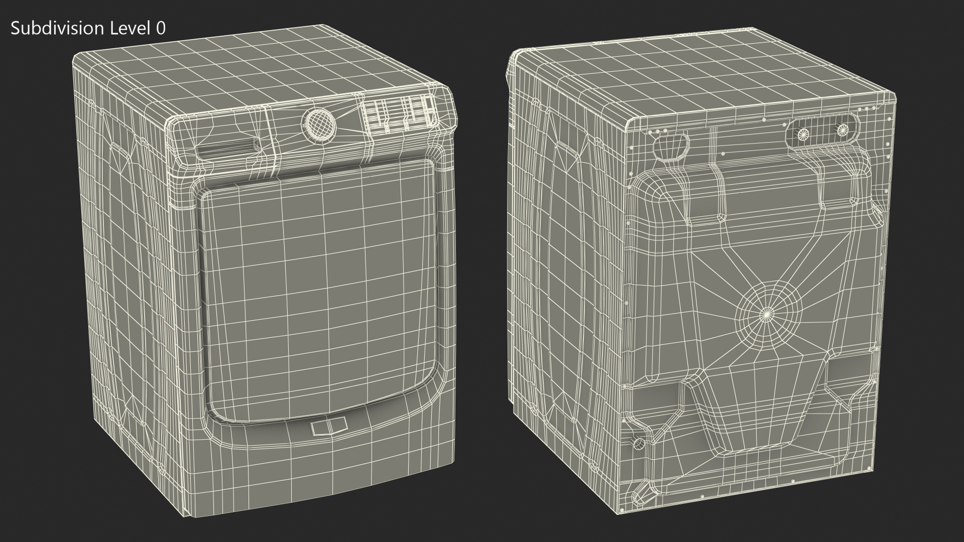 Front Load Washing Machine Maytag Metal 3D model