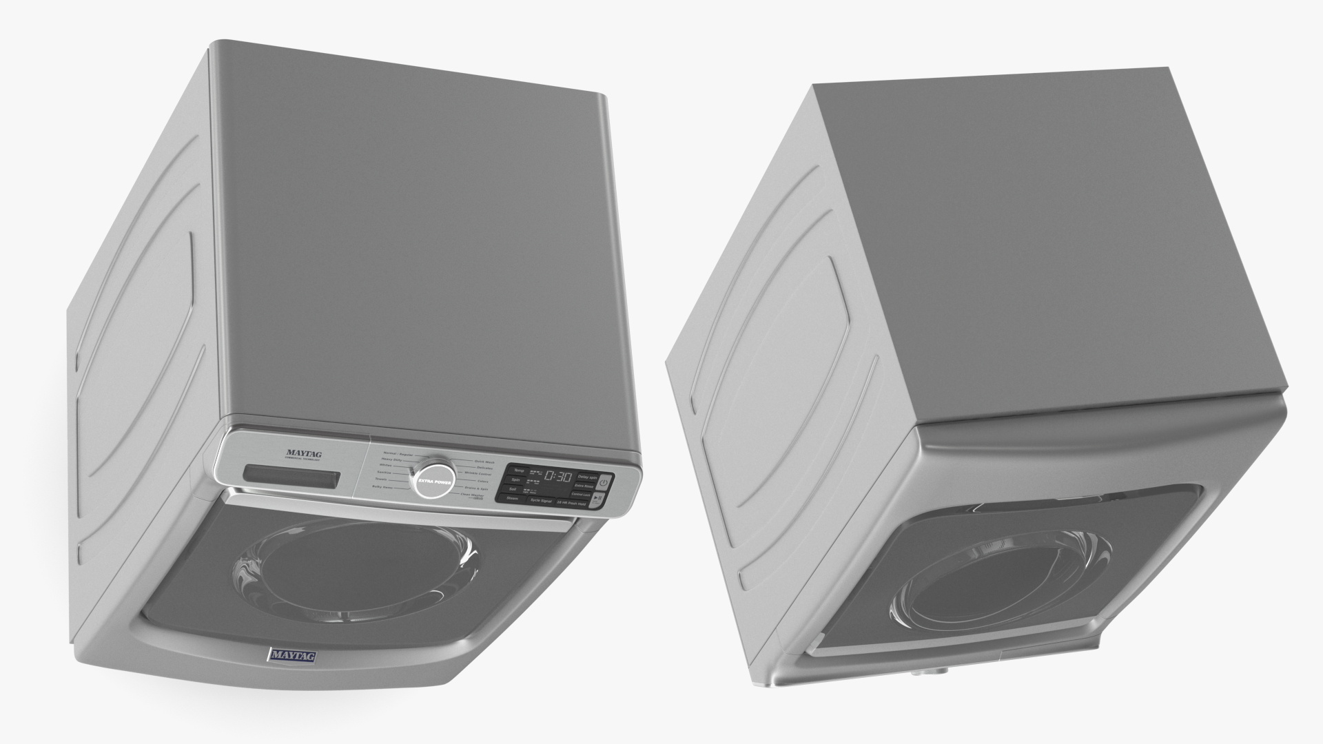 Front Load Washing Machine Maytag Metal 3D model