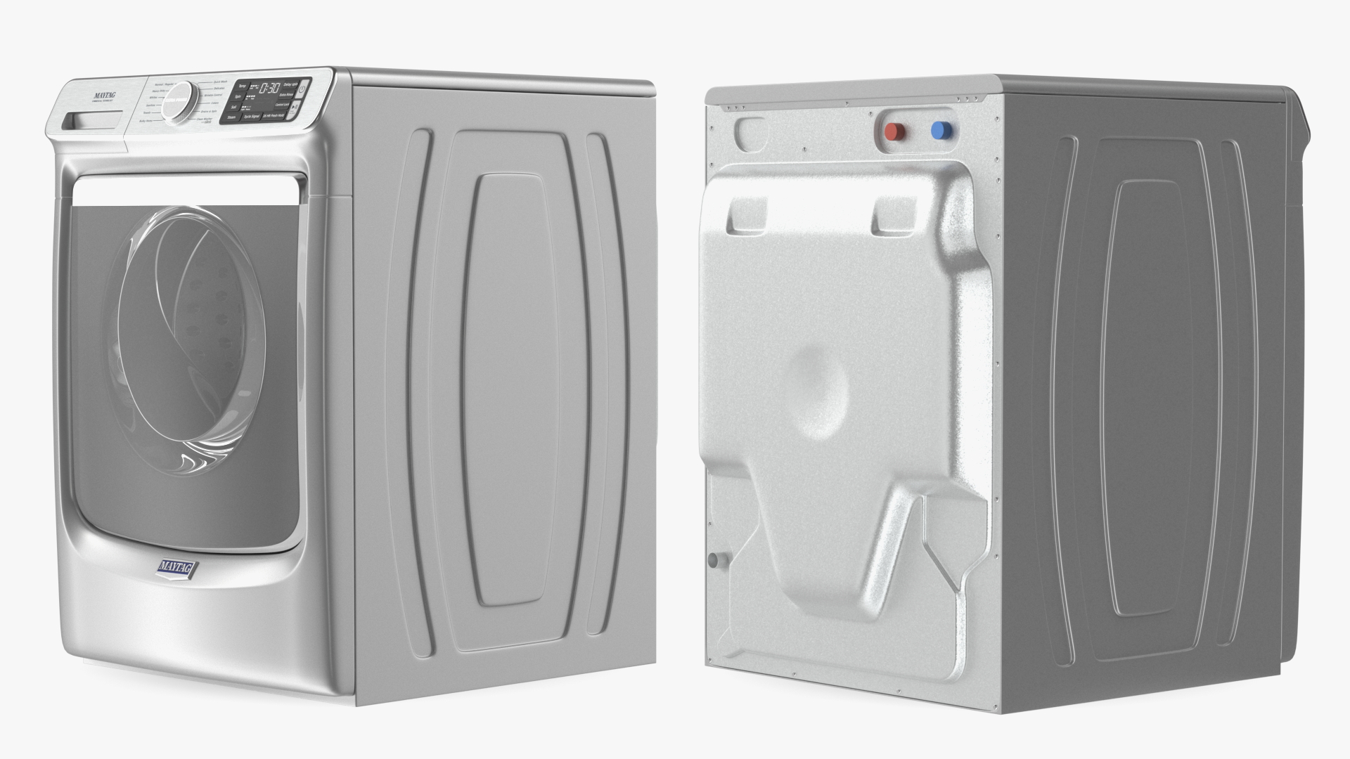 Front Load Washing Machine Maytag Metal 3D model