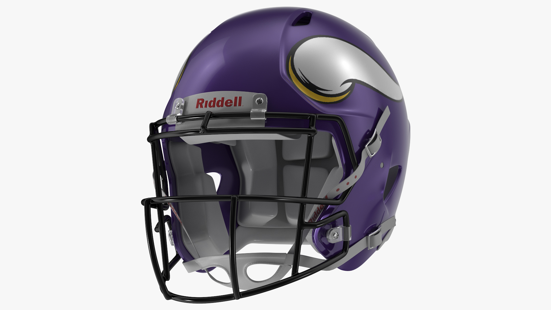 3D Minnesota Vikings American Football Player Running The Ball Fur model