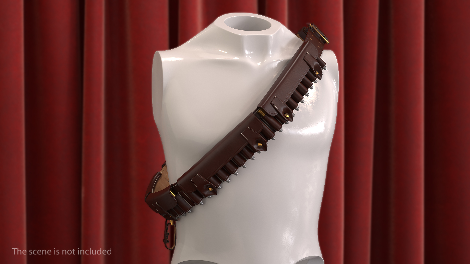 3D Martini Henry Ammo Bandolier model