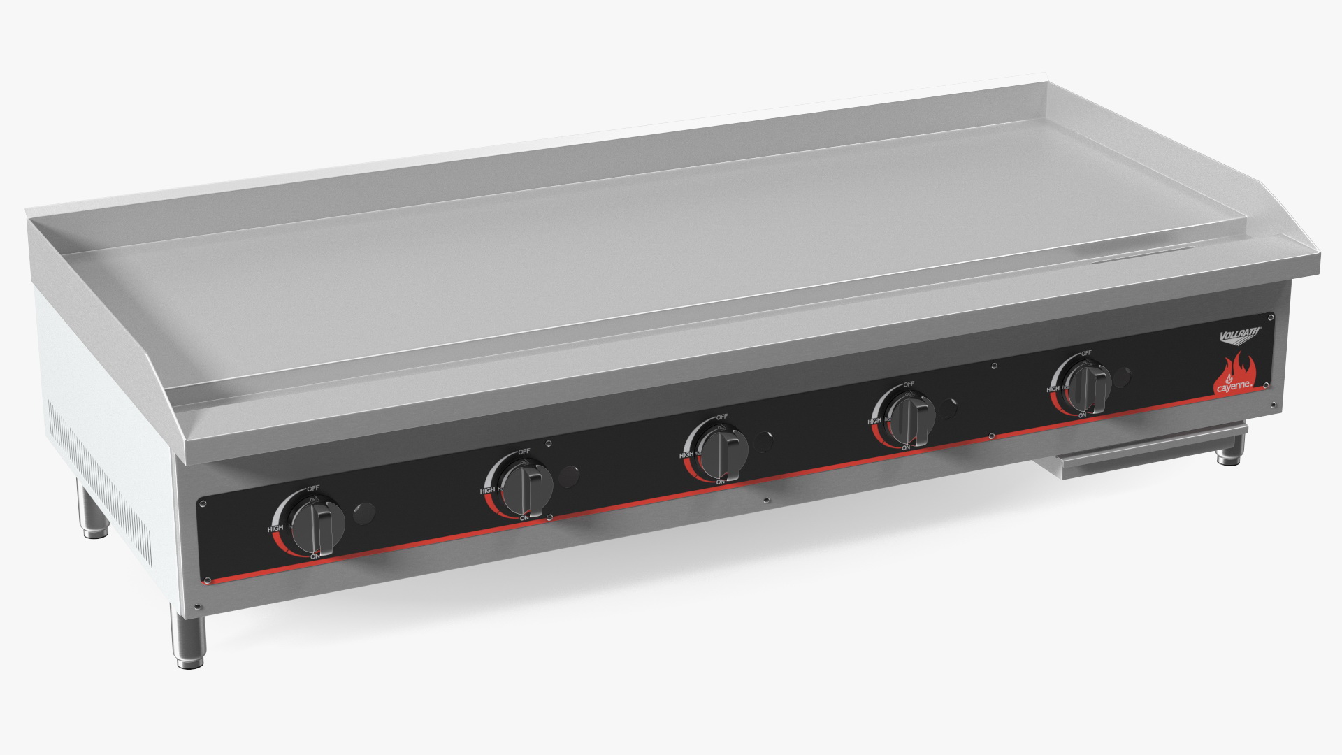 Vollrath 40840 Cayenne 60 Flat Top Gas Countertop Griddle 3D