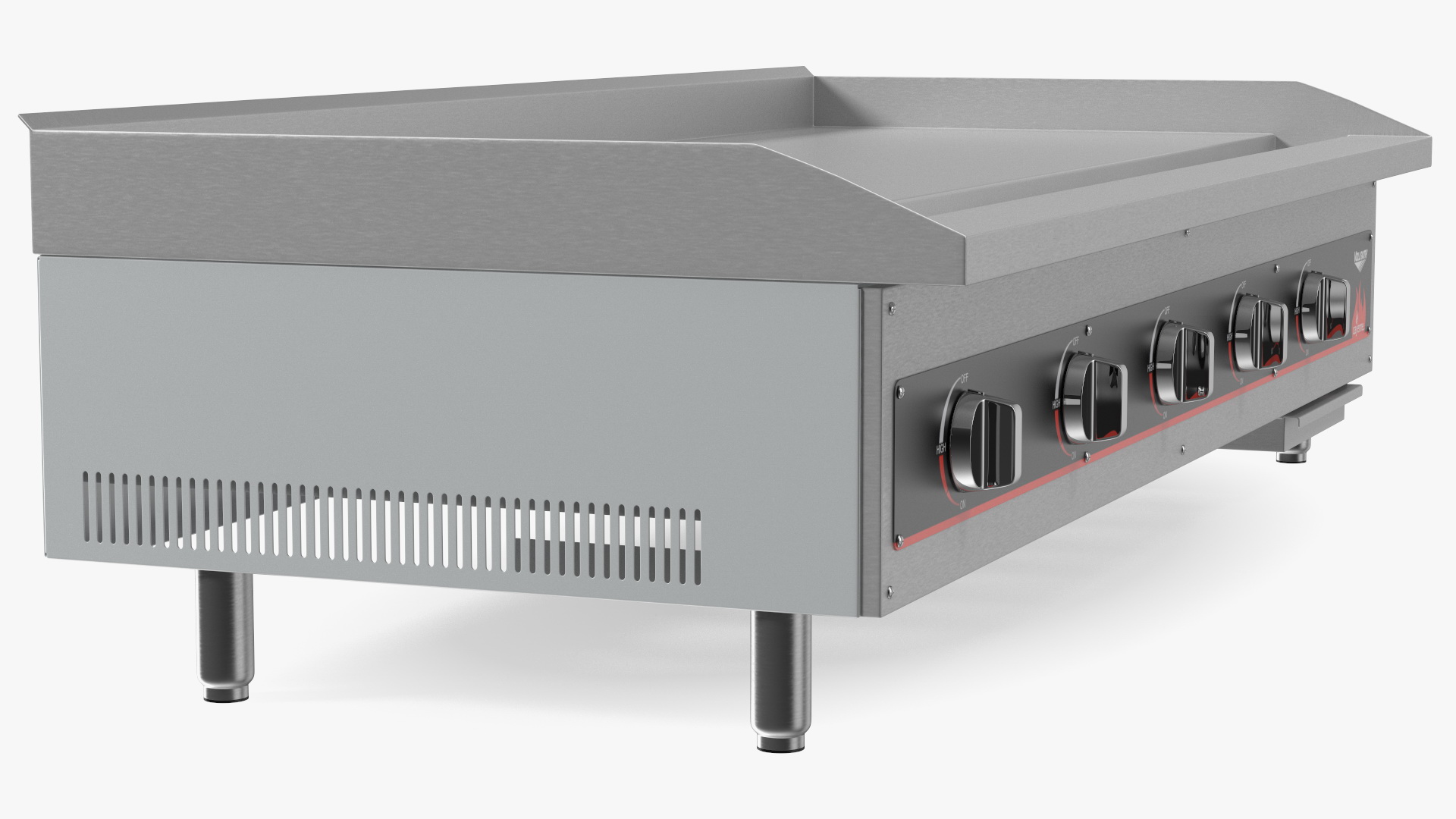 Vollrath 40840 Cayenne 60 Flat Top Gas Countertop Griddle 3D