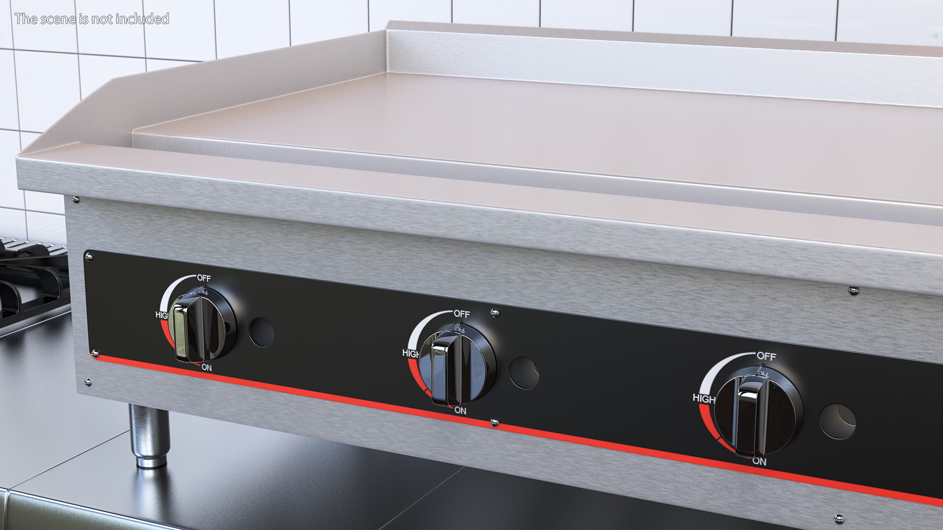 Vollrath 40840 Cayenne 60 Flat Top Gas Countertop Griddle 3D