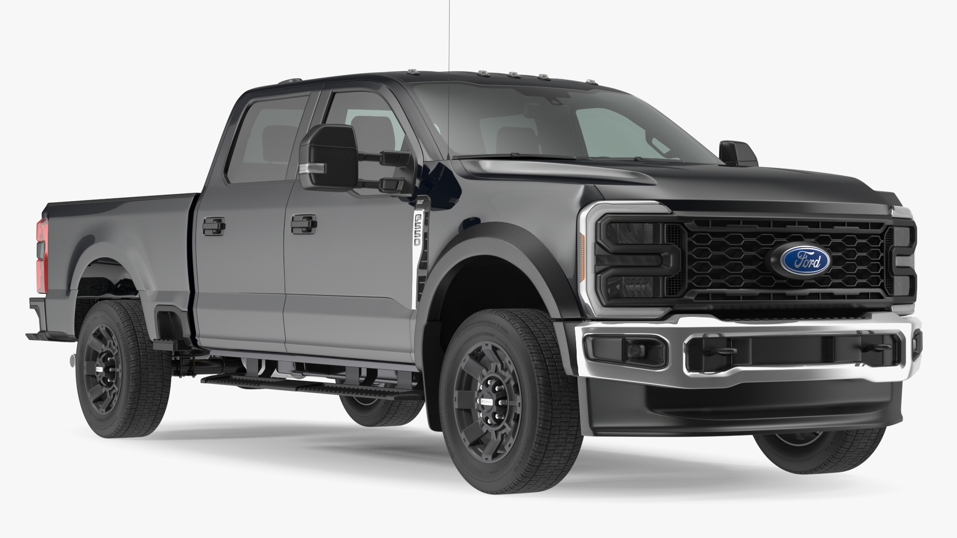 3D Black Ford Super Duty F550