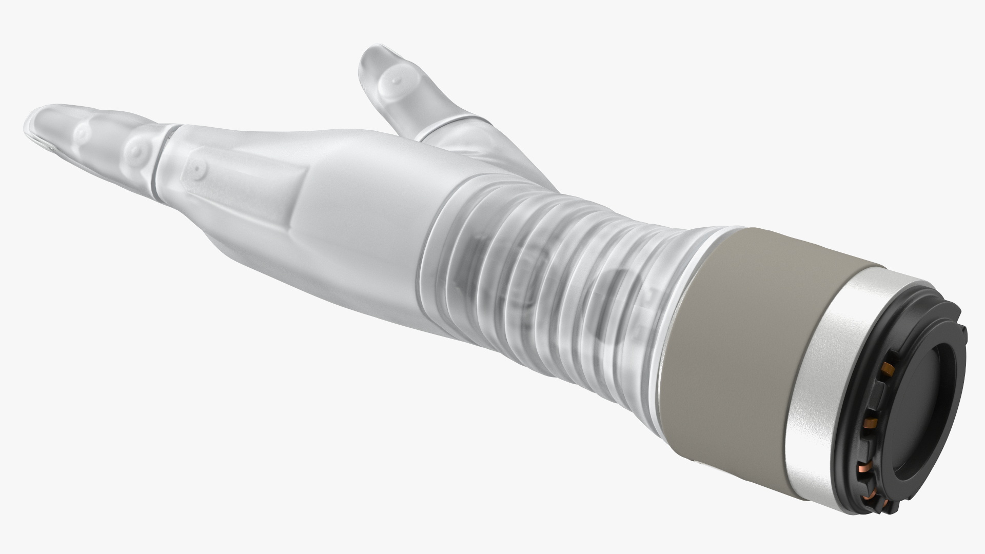 3D Wrist Bionic Hand Deka Rigged for Cinema 4D model