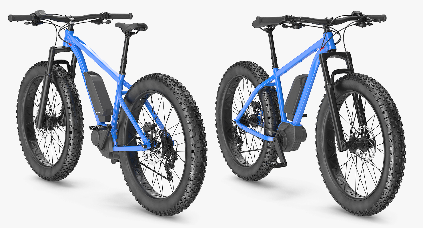 Electric Trail Bike Generic Rigged 3D model
