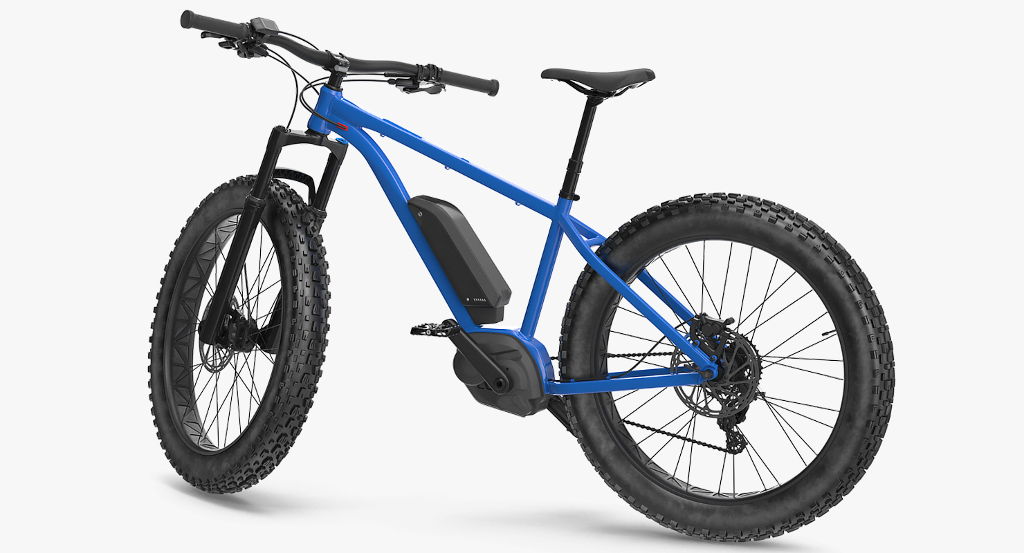 Electric Trail Bike Generic Rigged 3D model