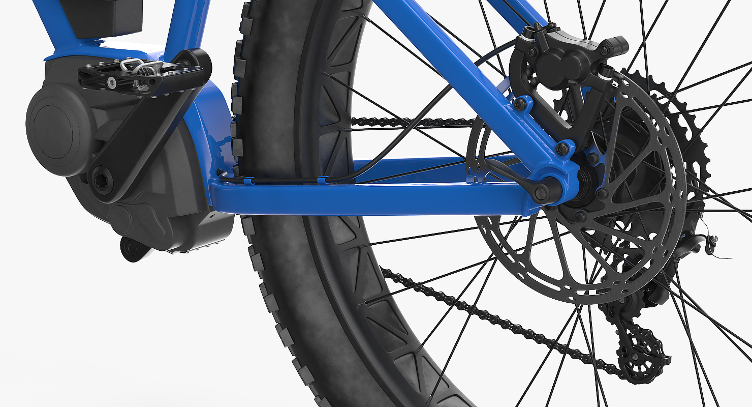 Electric Trail Bike Generic Rigged 3D model