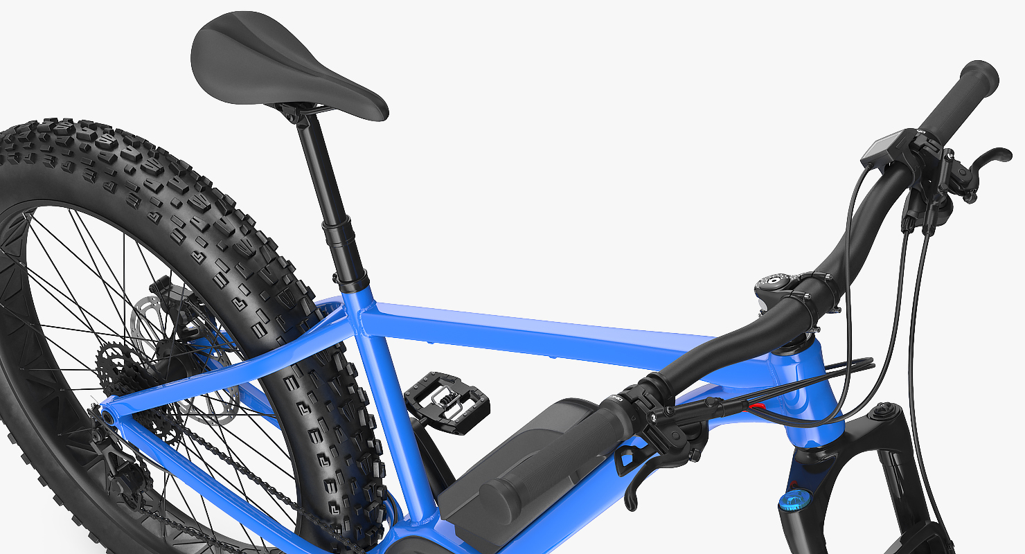 Electric Trail Bike Generic Rigged 3D model