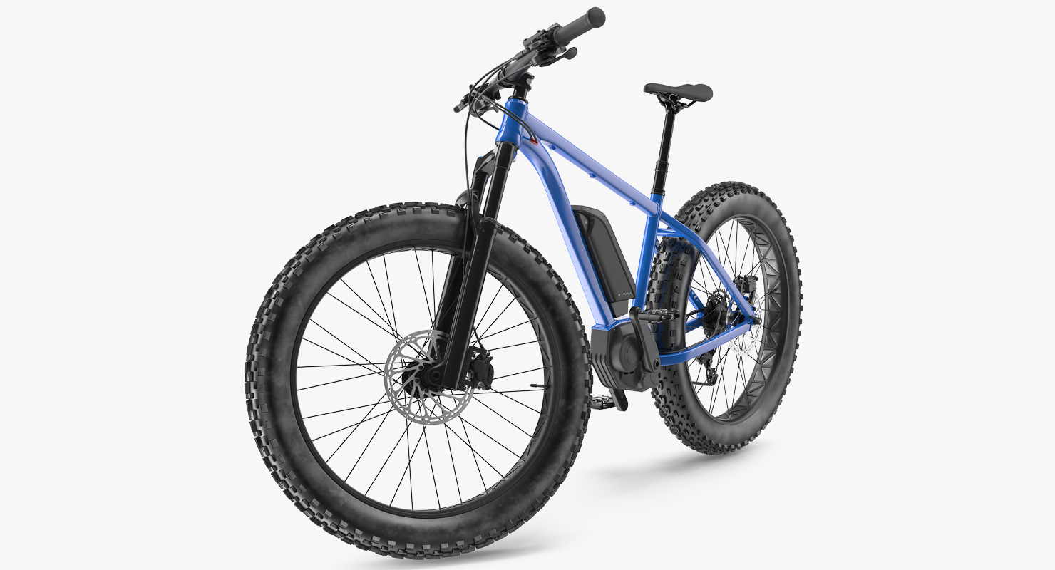 Electric Trail Bike Generic Rigged 3D model