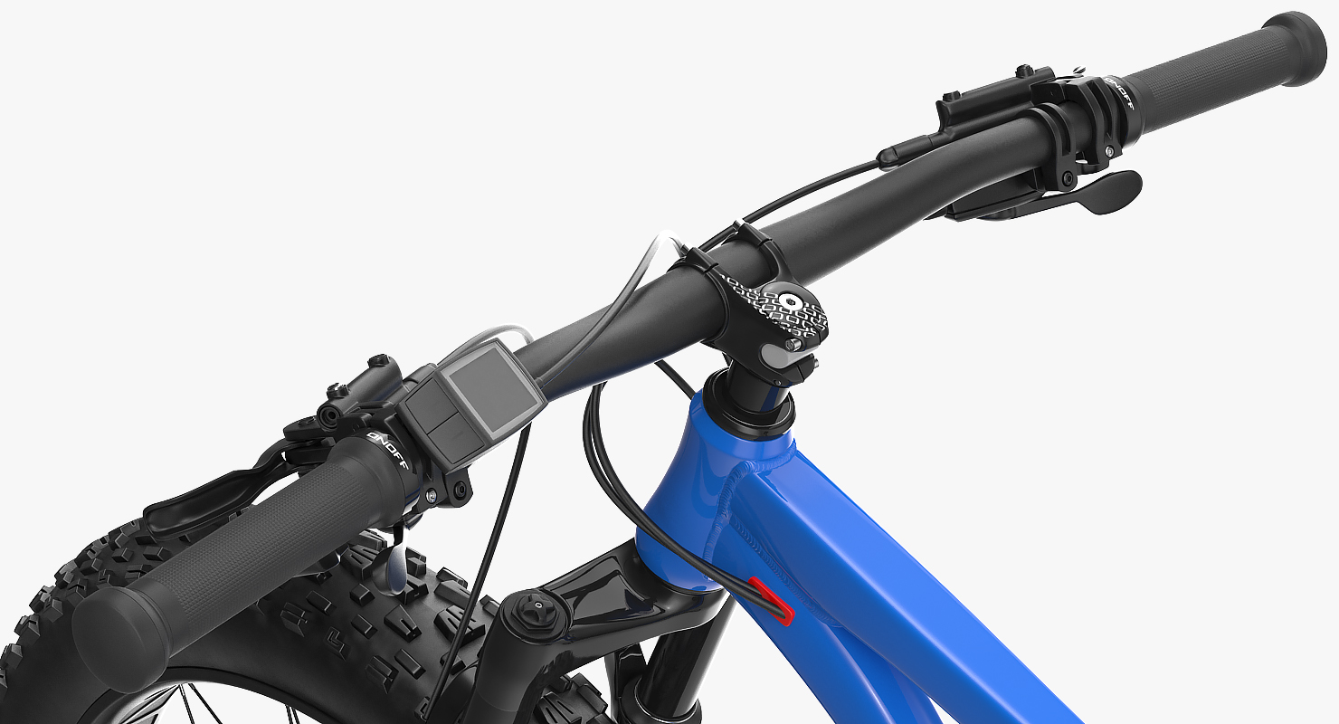 Electric Trail Bike Generic Rigged 3D model