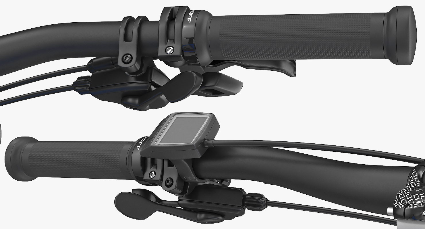 Electric Trail Bike Generic Rigged 3D model