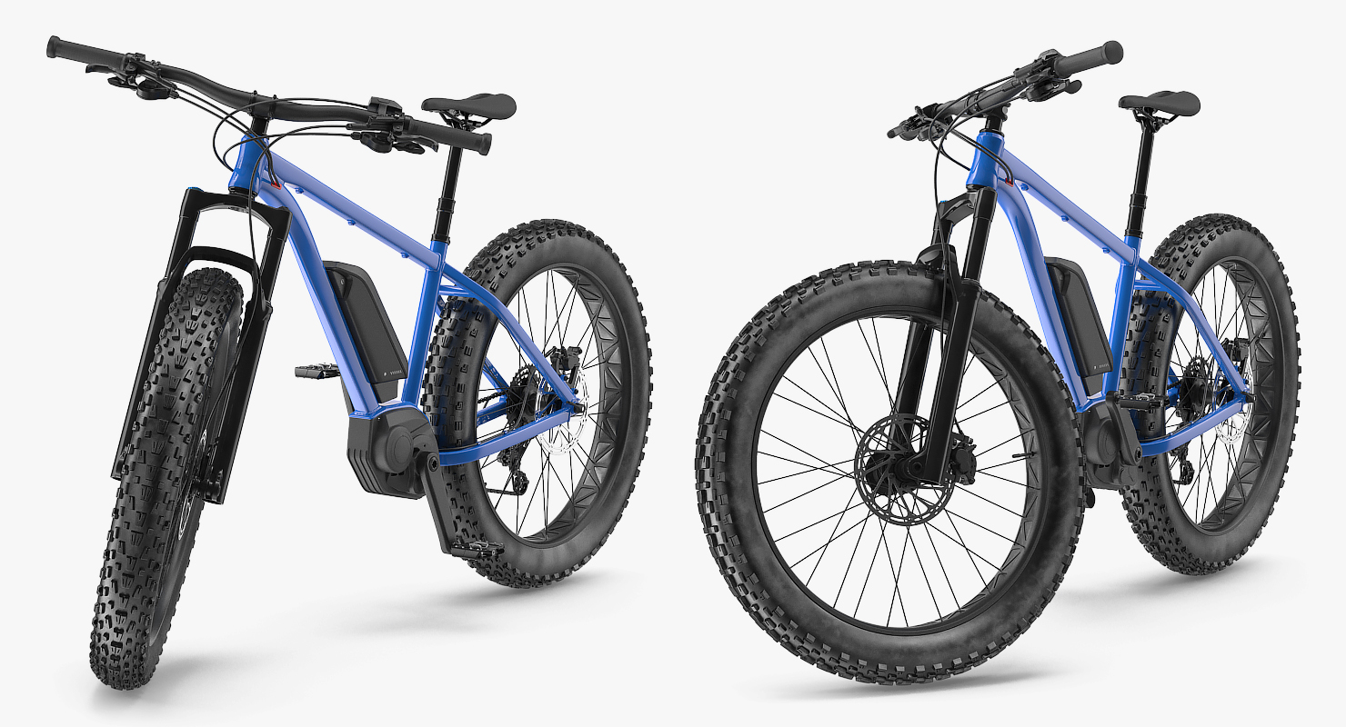 Electric Trail Bike Generic Rigged 3D model