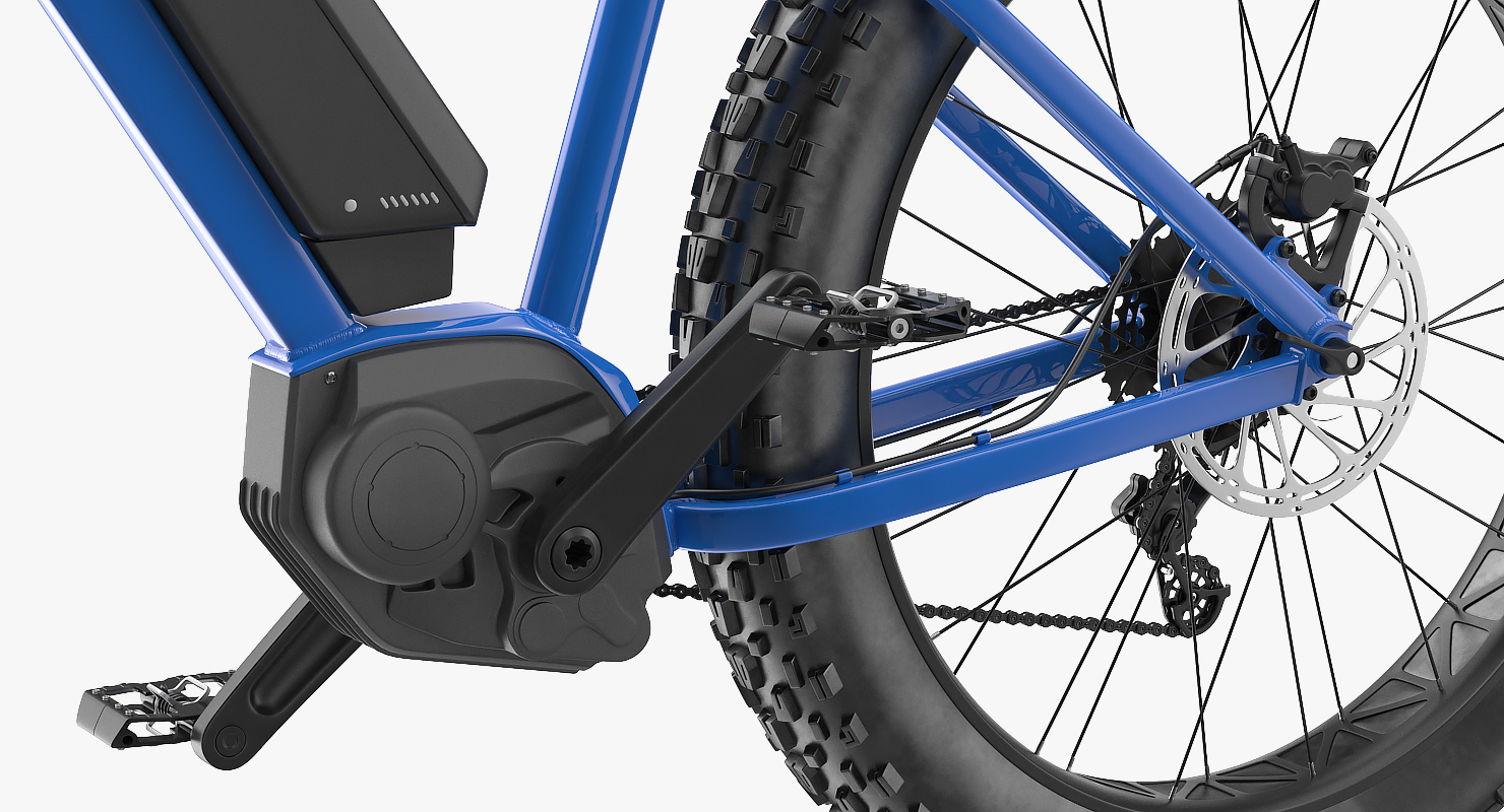 Electric Trail Bike Generic Rigged 3D model