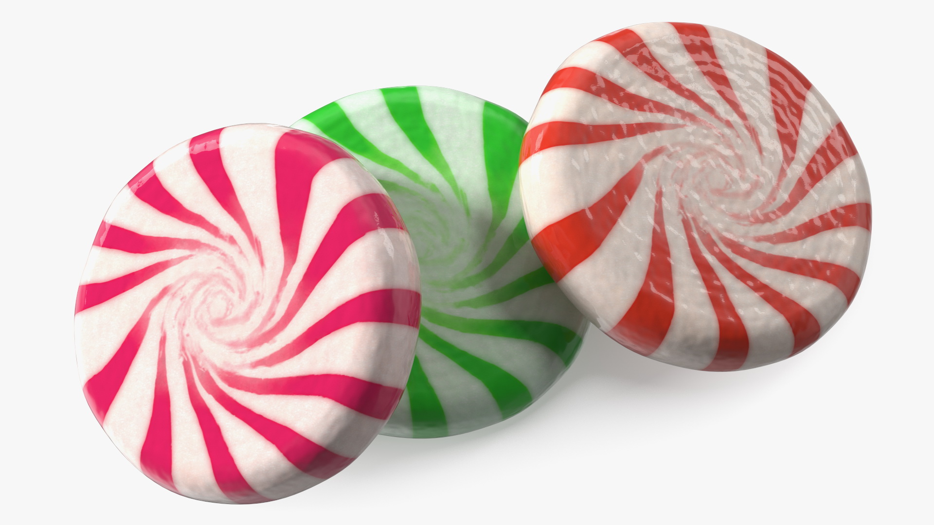 A Bunch of Round Candy 3D