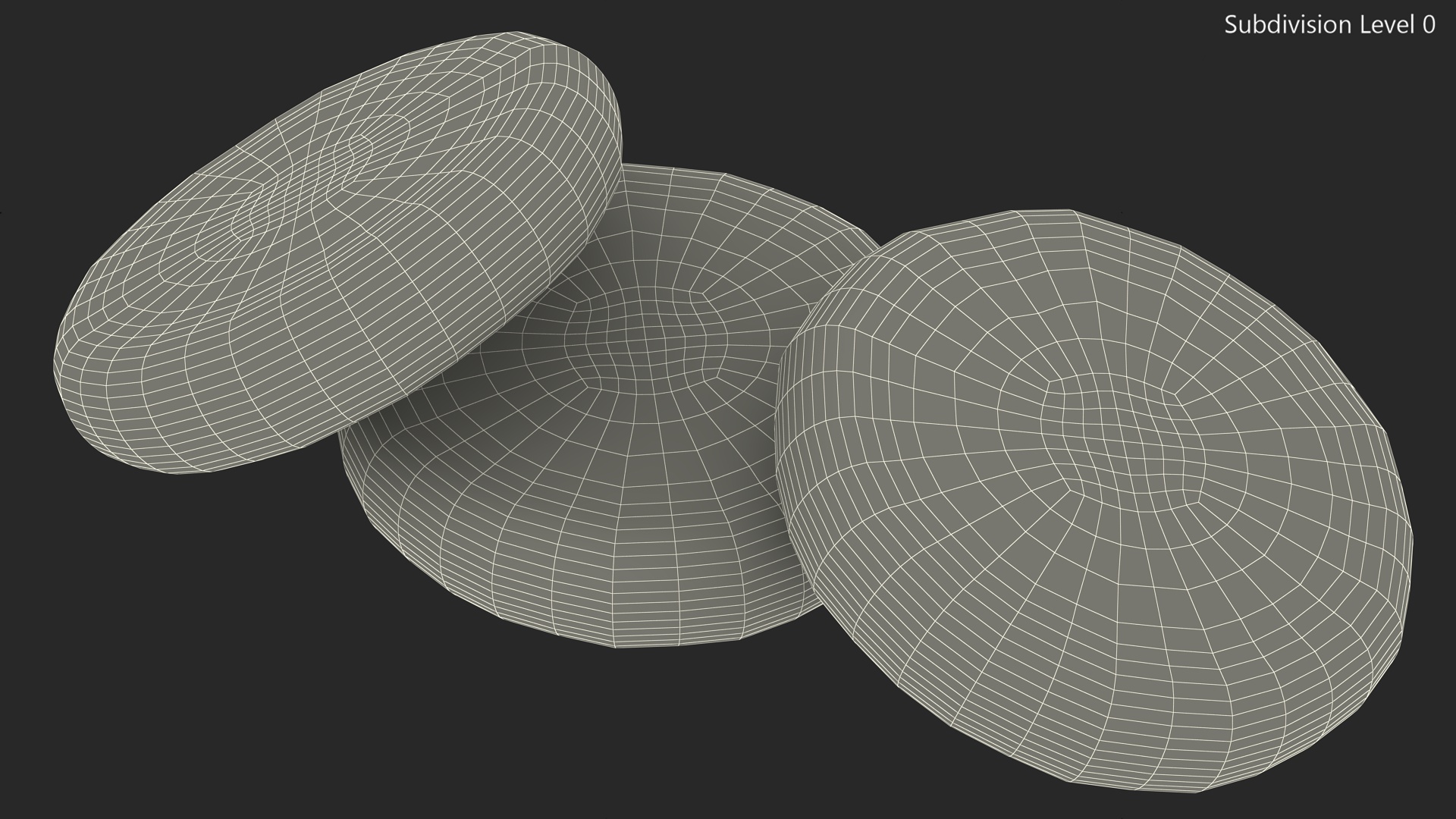 A Bunch of Round Candy 3D