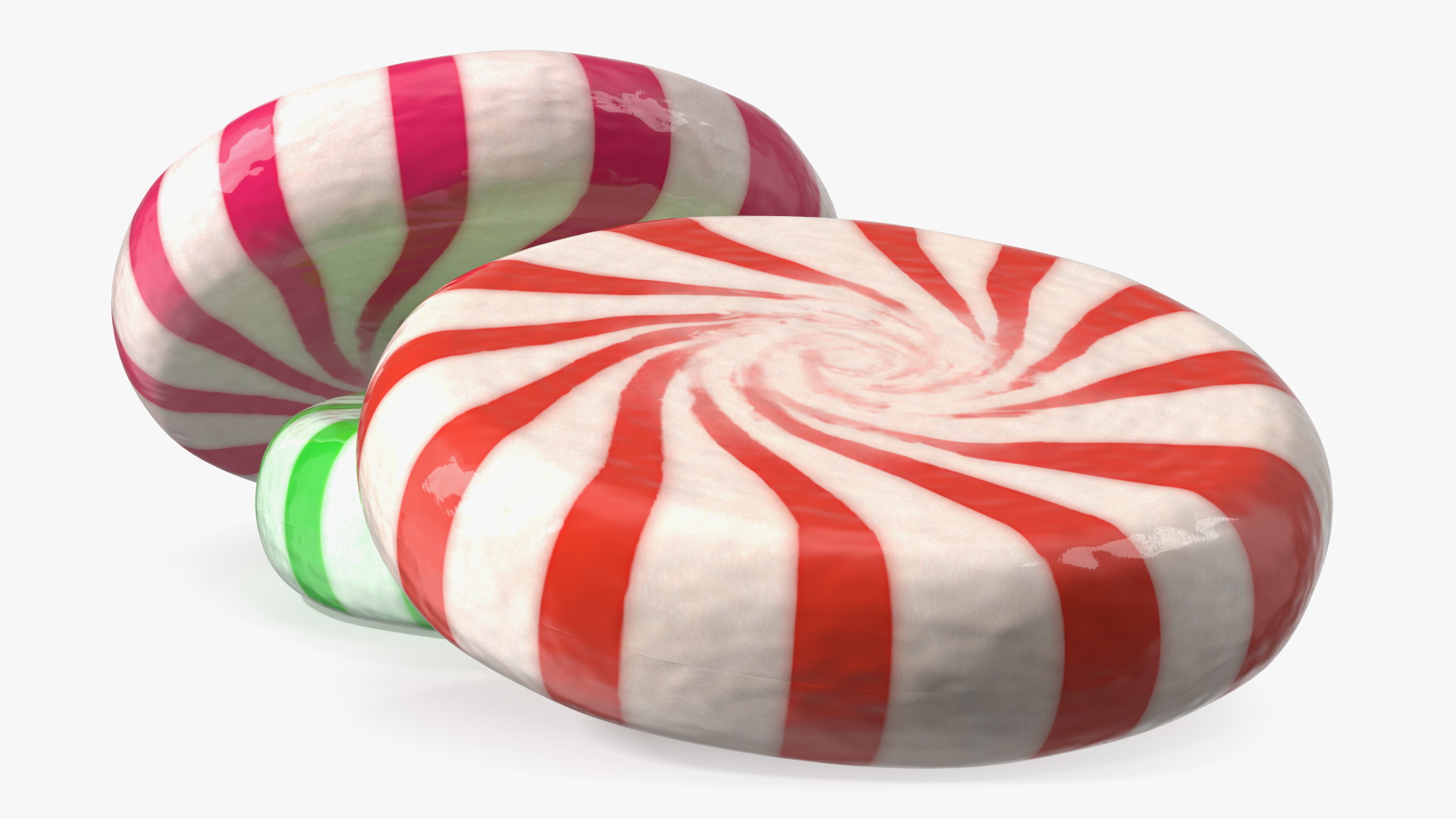 A Bunch of Round Candy 3D