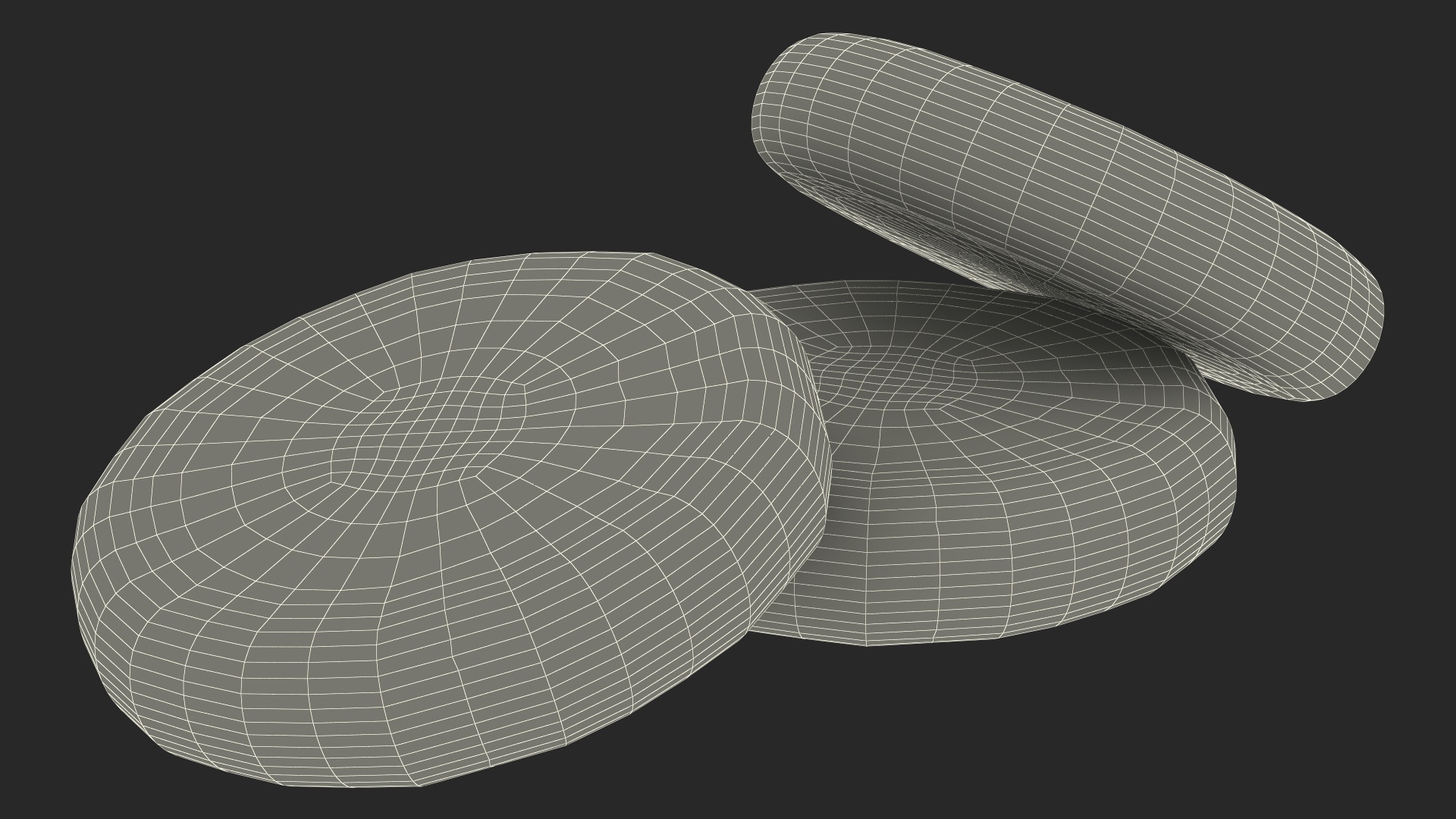 A Bunch of Round Candy 3D