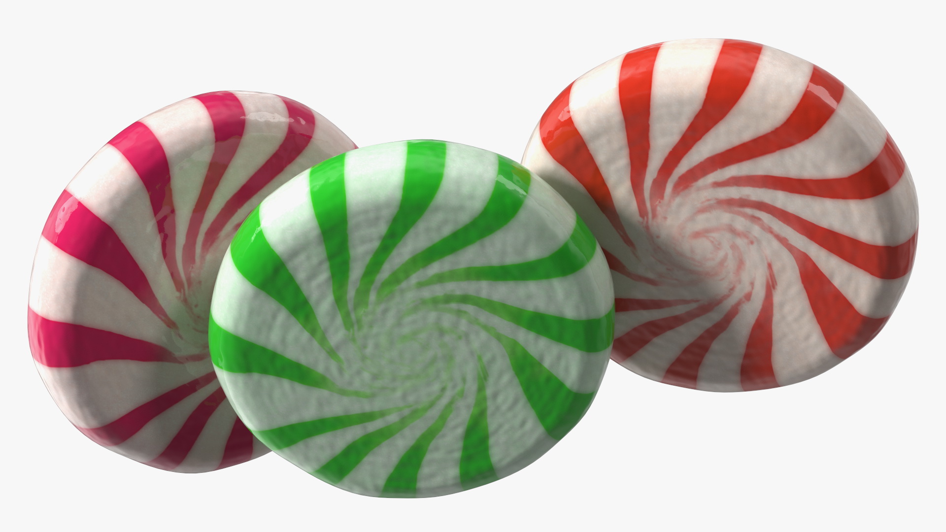 A Bunch of Round Candy 3D
