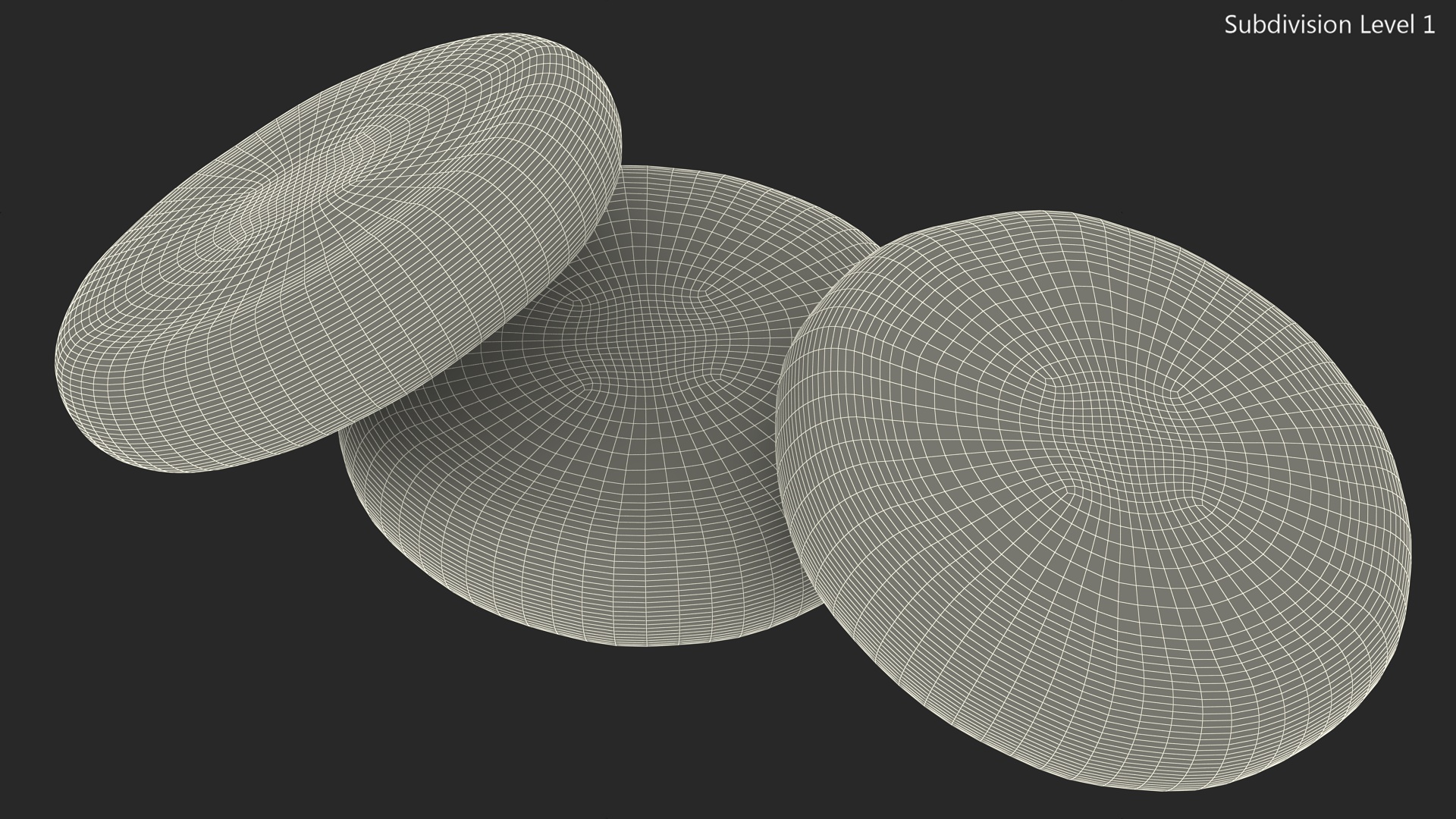 A Bunch of Round Candy 3D