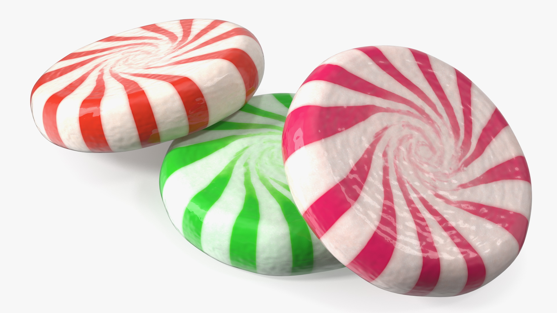 A Bunch of Round Candy 3D