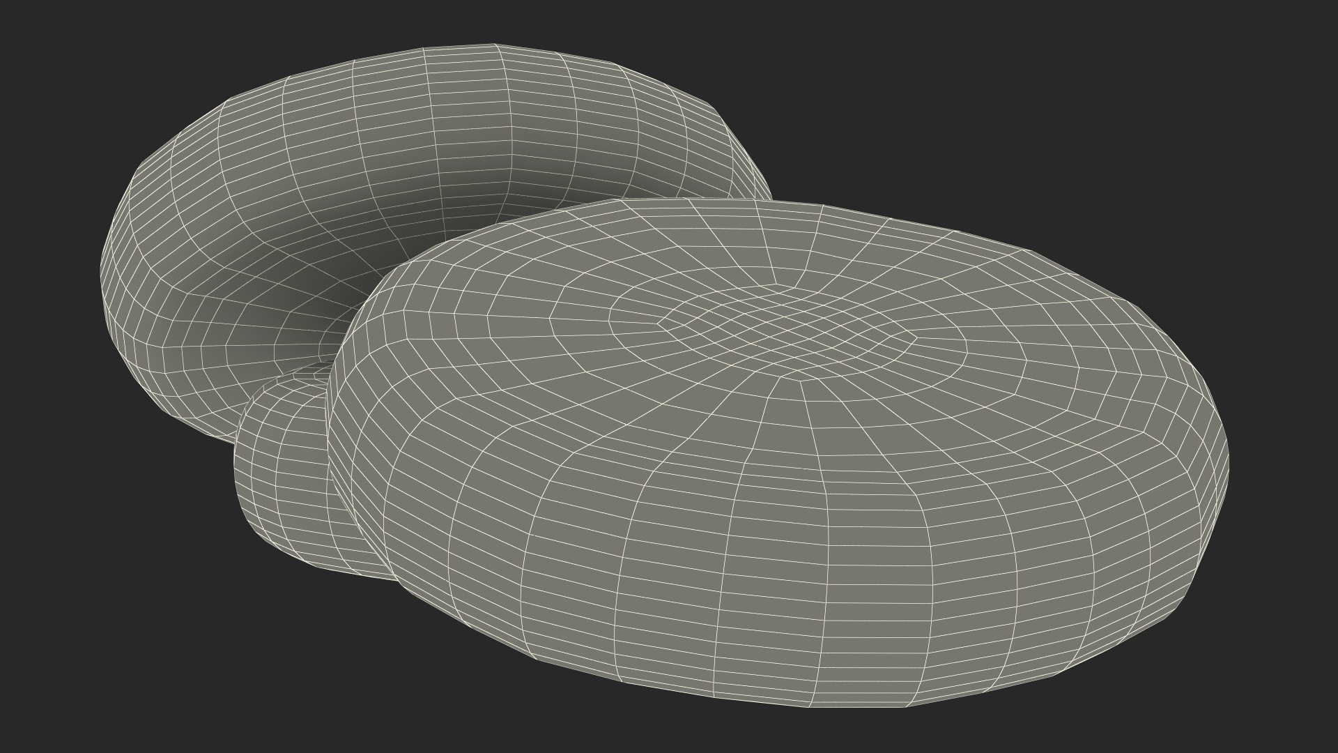 A Bunch of Round Candy 3D