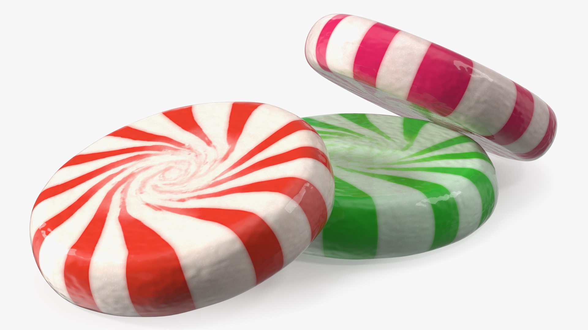 A Bunch of Round Candy 3D