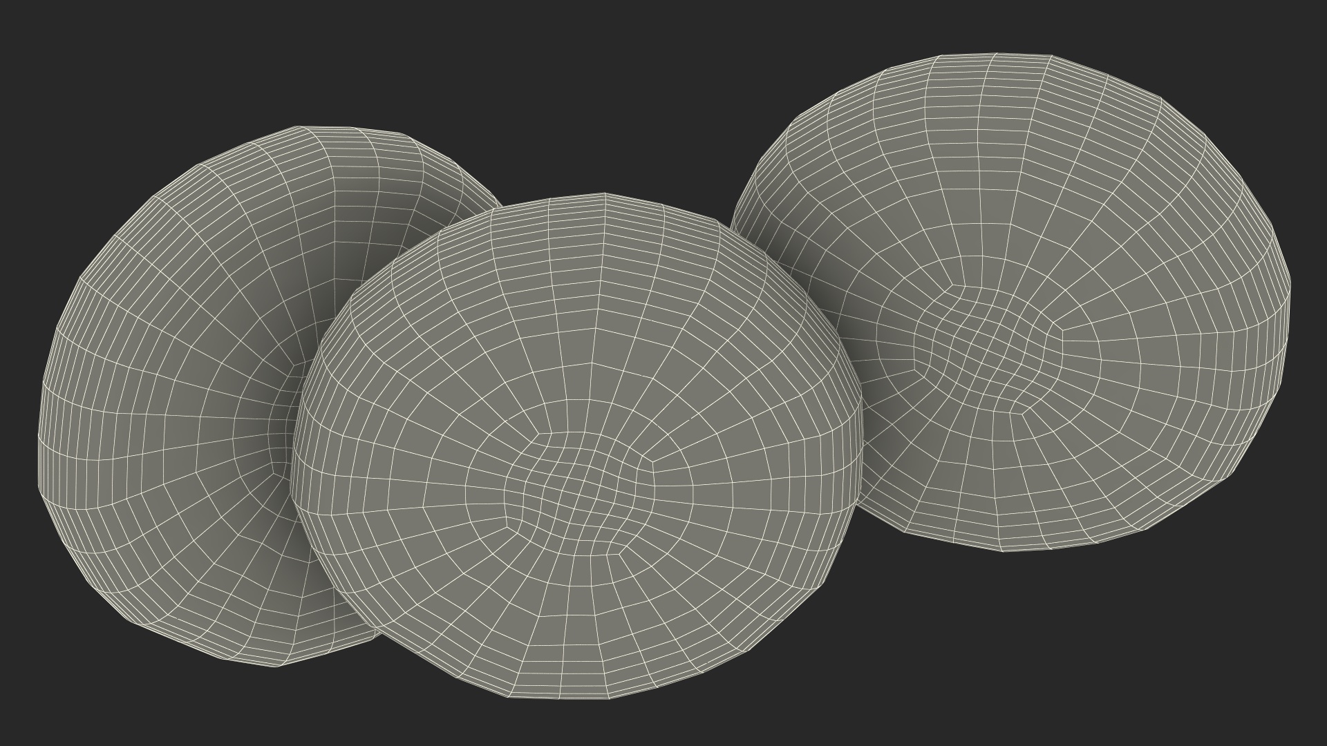 A Bunch of Round Candy 3D