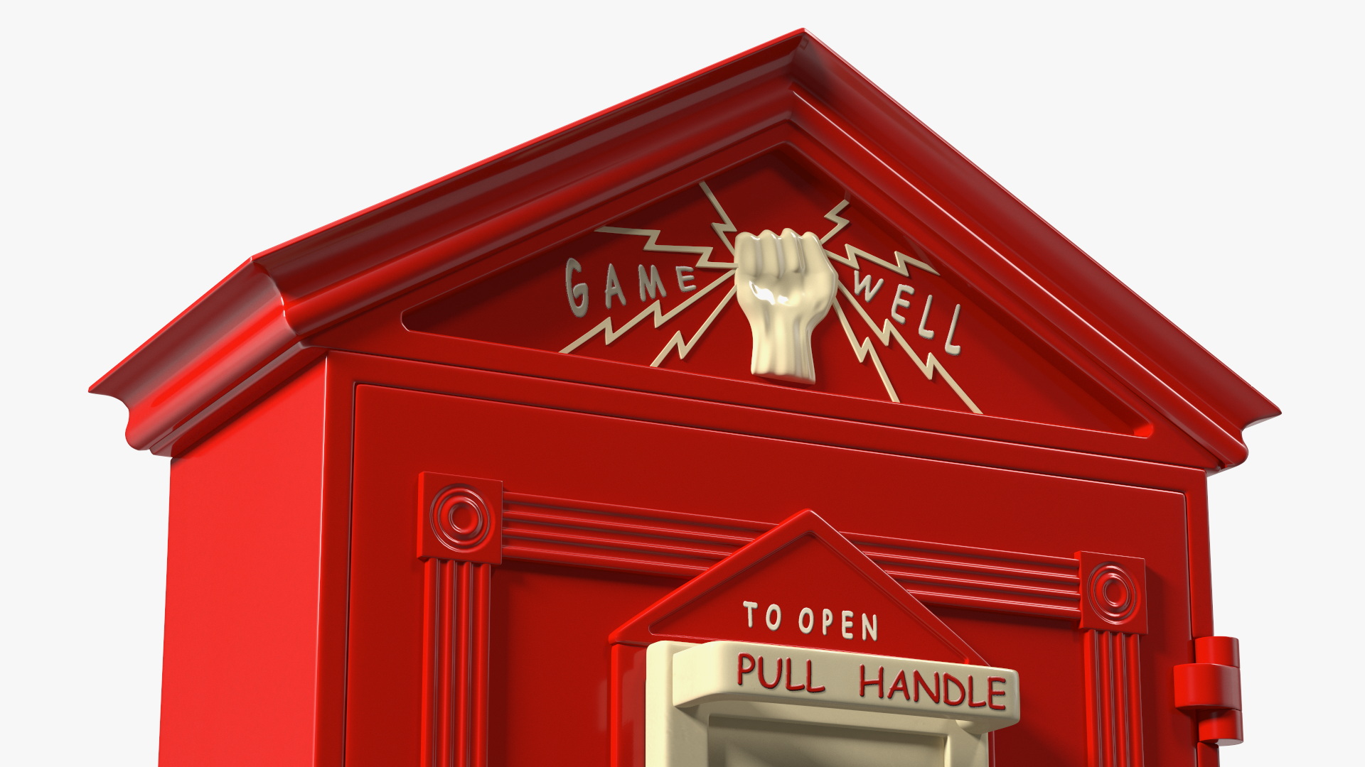 3D model Vintage Gamewell Fire Alarm Station