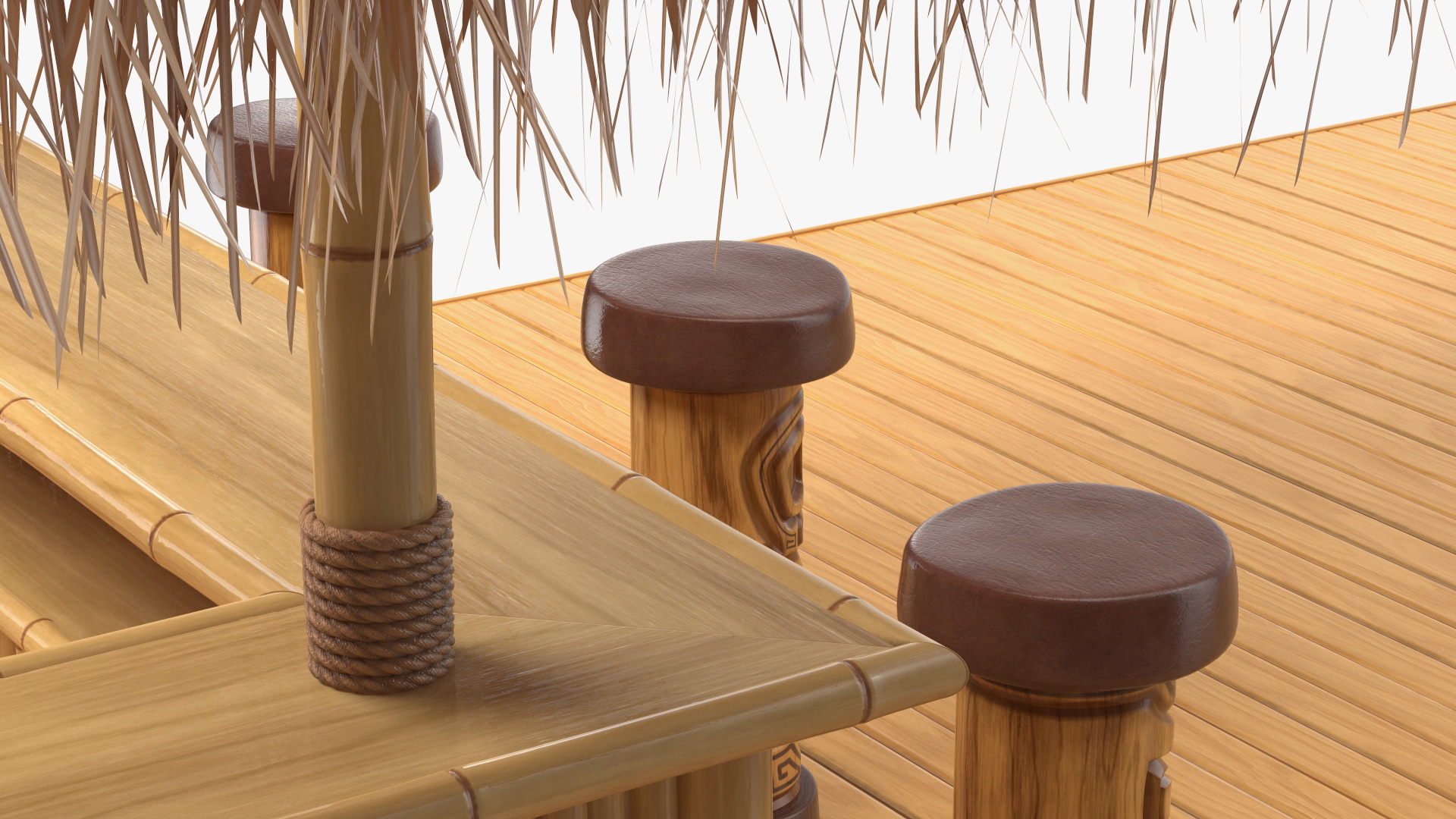 3D model Tiki Bar