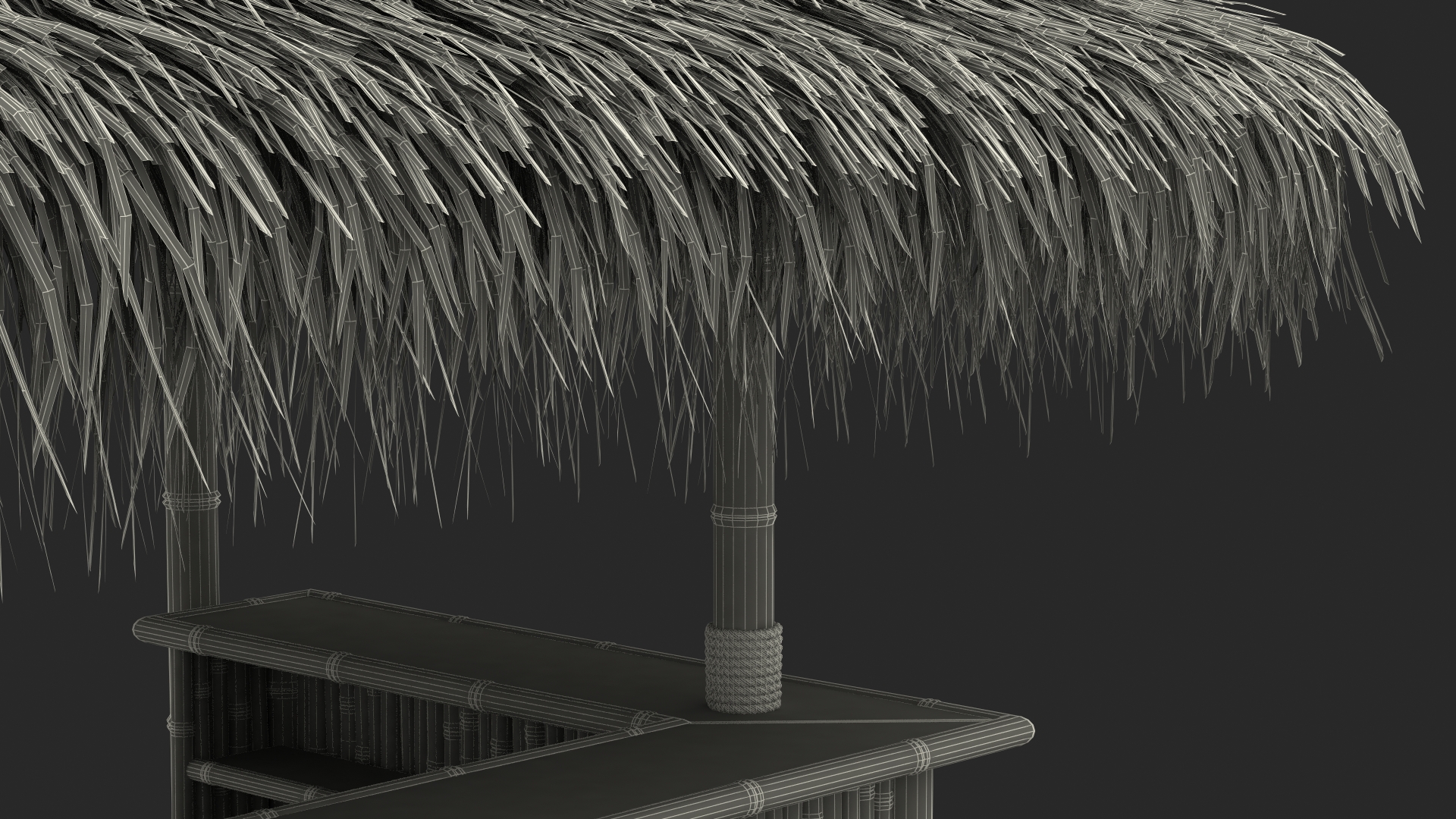 3D model Tiki Bar