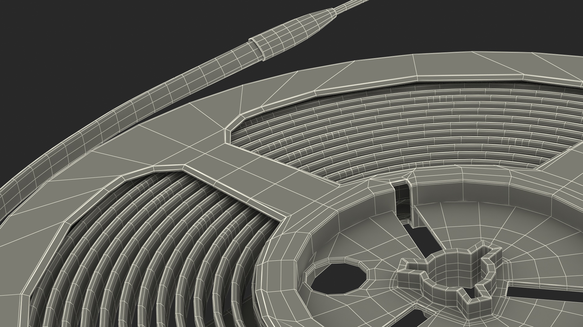 3D Tape Strip Lights Spool model