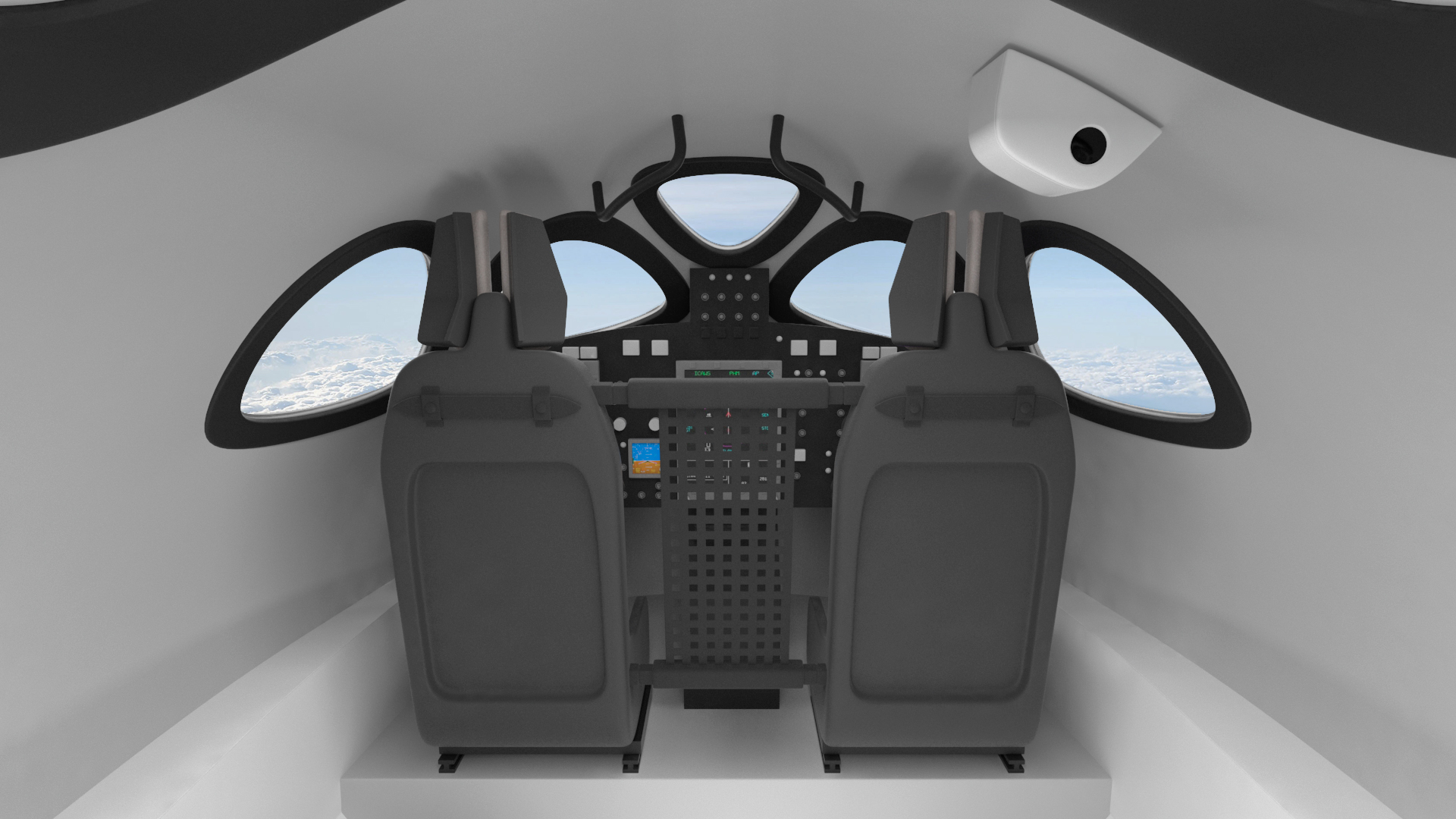 3D model VSS Unity Virgin Suborbital Spaceplane Rigged