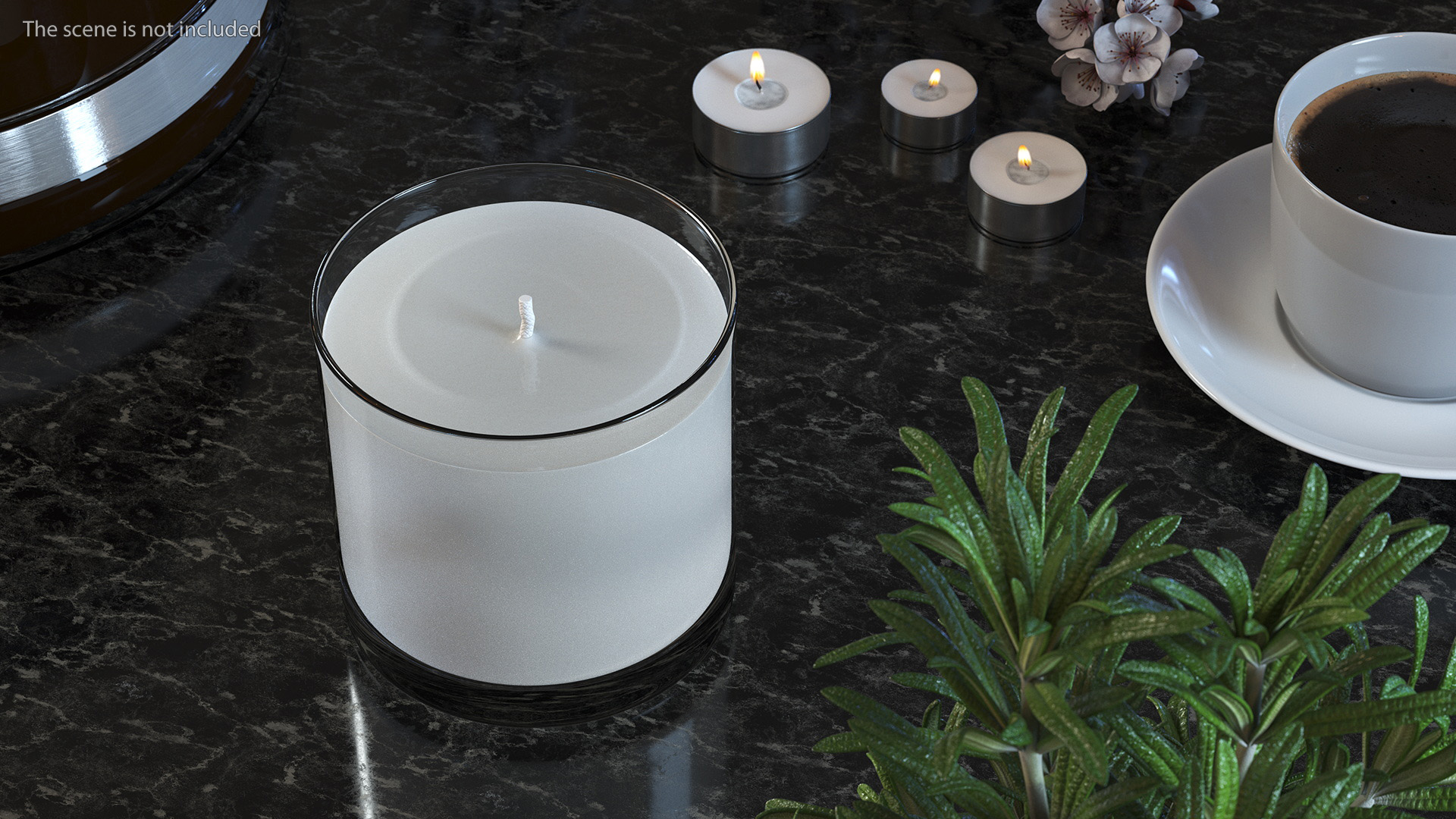 3D model Scented Candle White