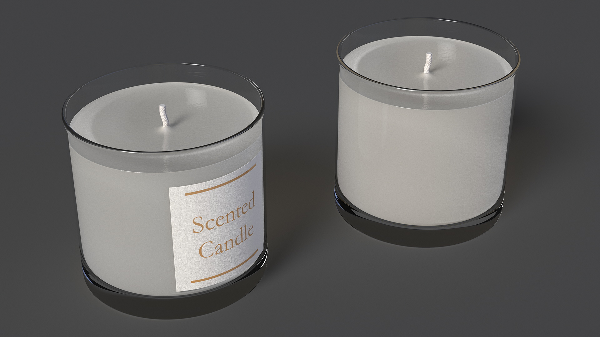 3D model Scented Candle White