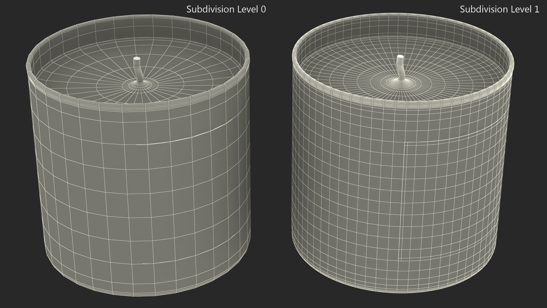 3D model Scented Candle White