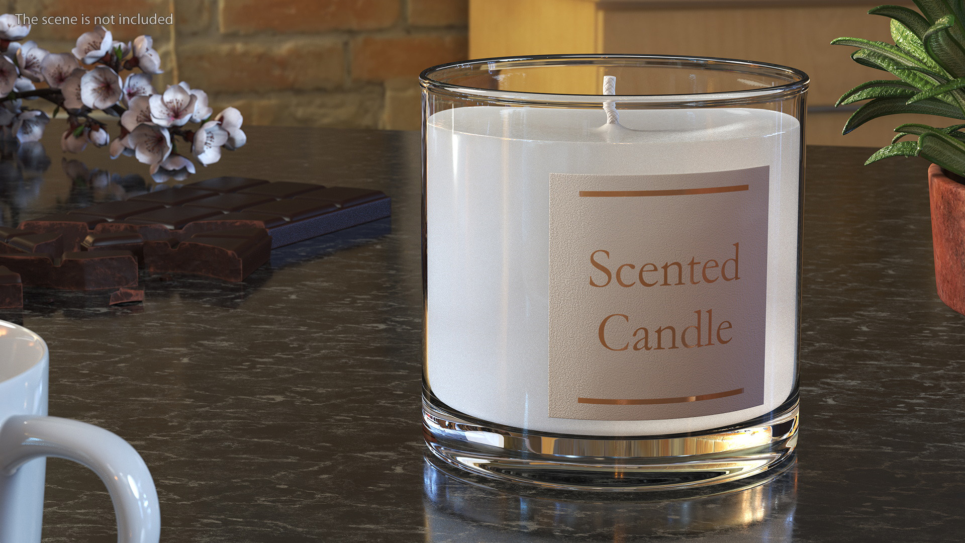 3D model Scented Candle White