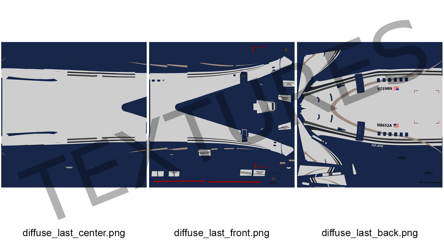Passenger Airplane Interior 3D