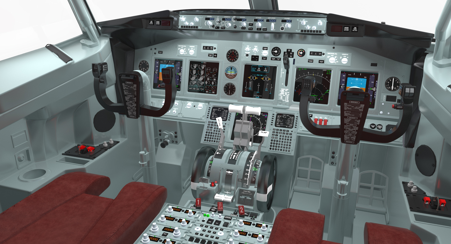 Passenger Airplane Interior 3D