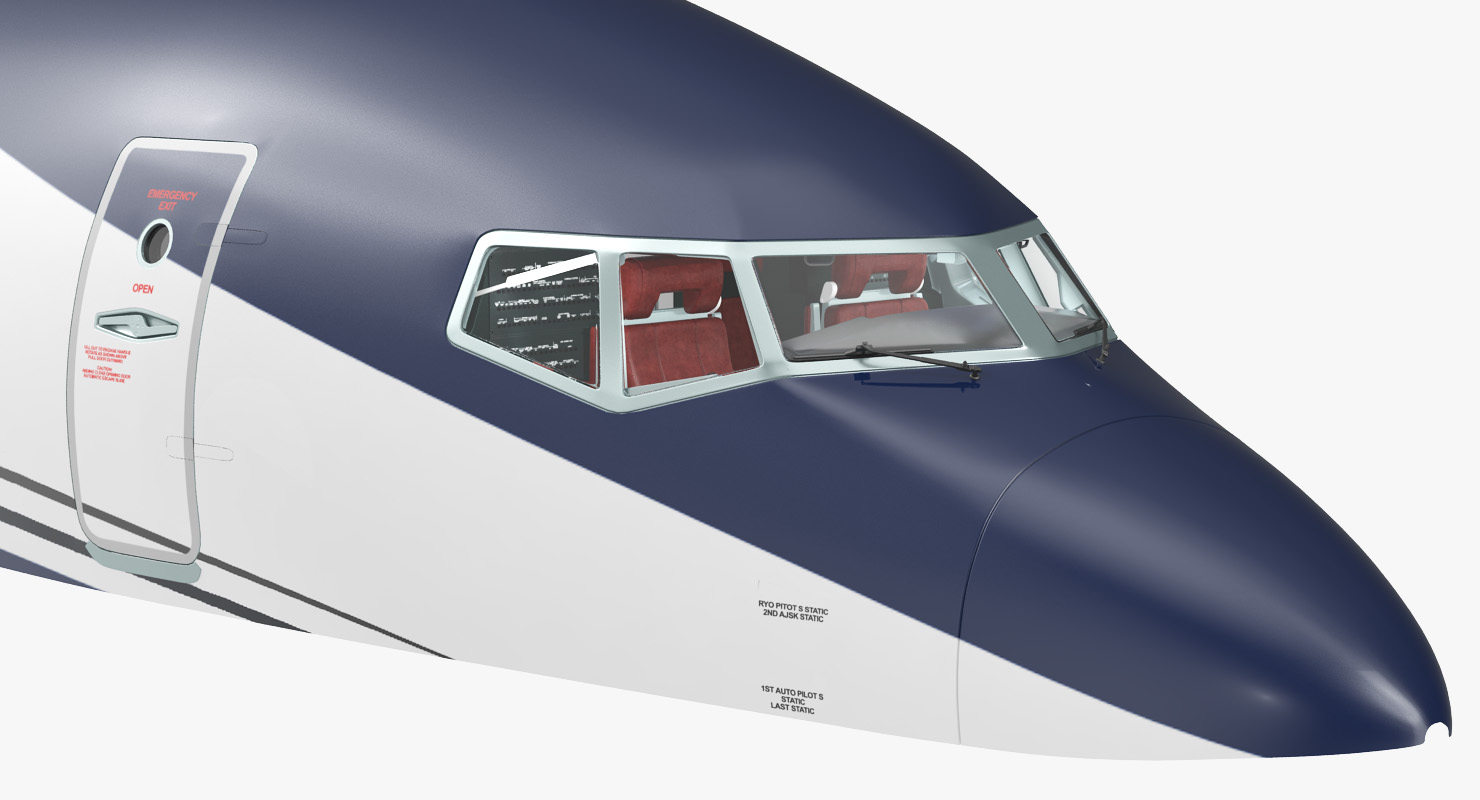 Passenger Airplane Interior 3D